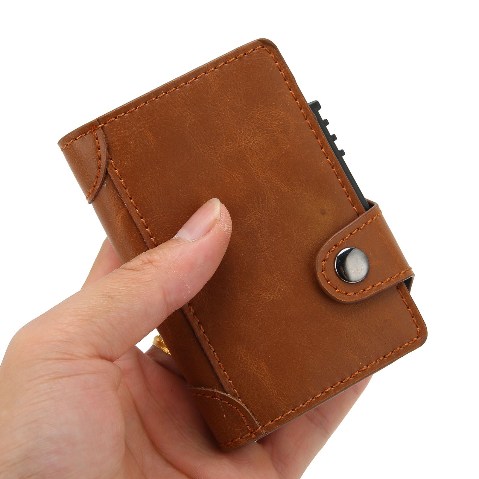 Card Holder Multifunction Fashion Wallet Aluminum Alloy AntiTheft Credit Card view 10