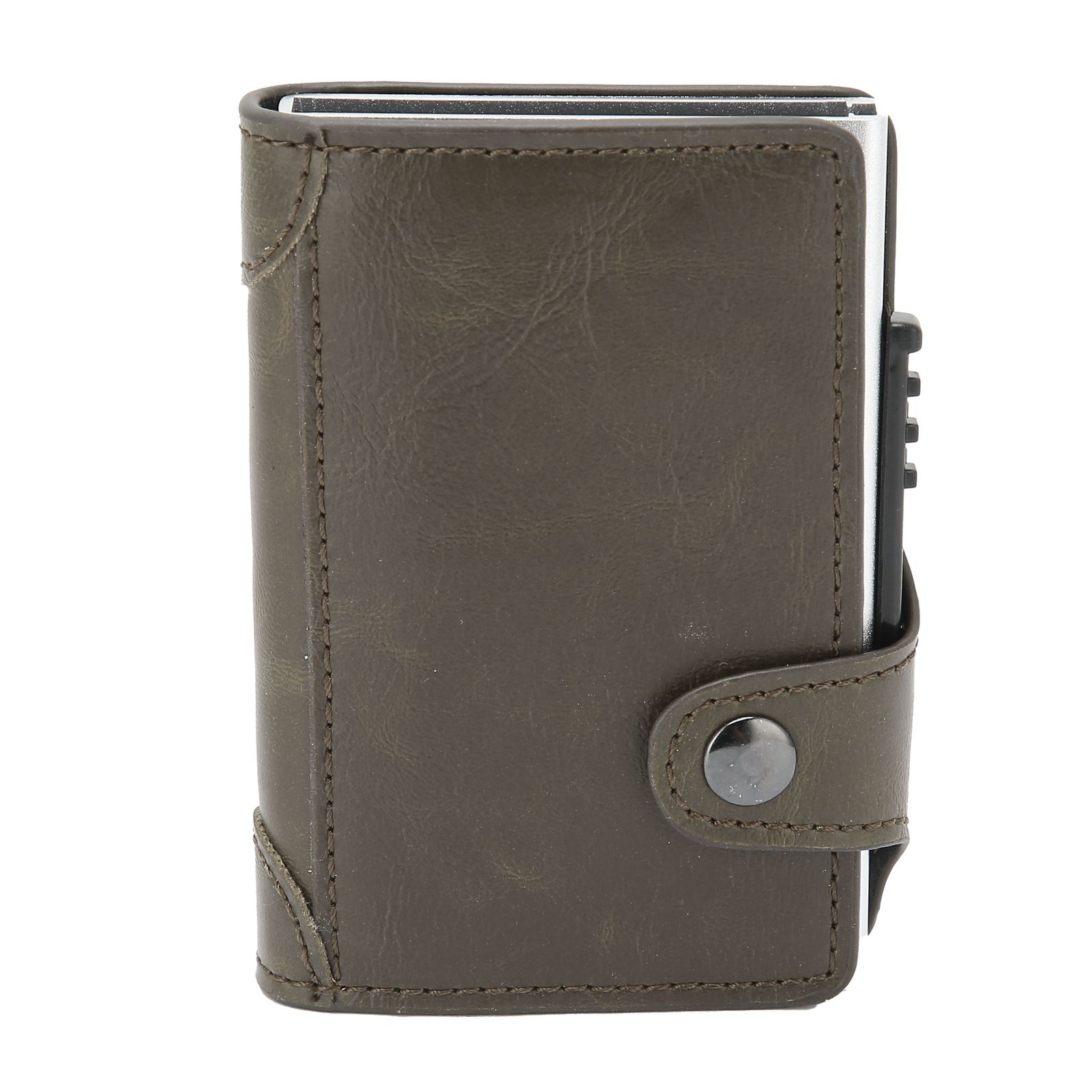 Card Holder Multifunction Fashion Wallet Aluminum Alloy AntiTheft Credit Card view 3