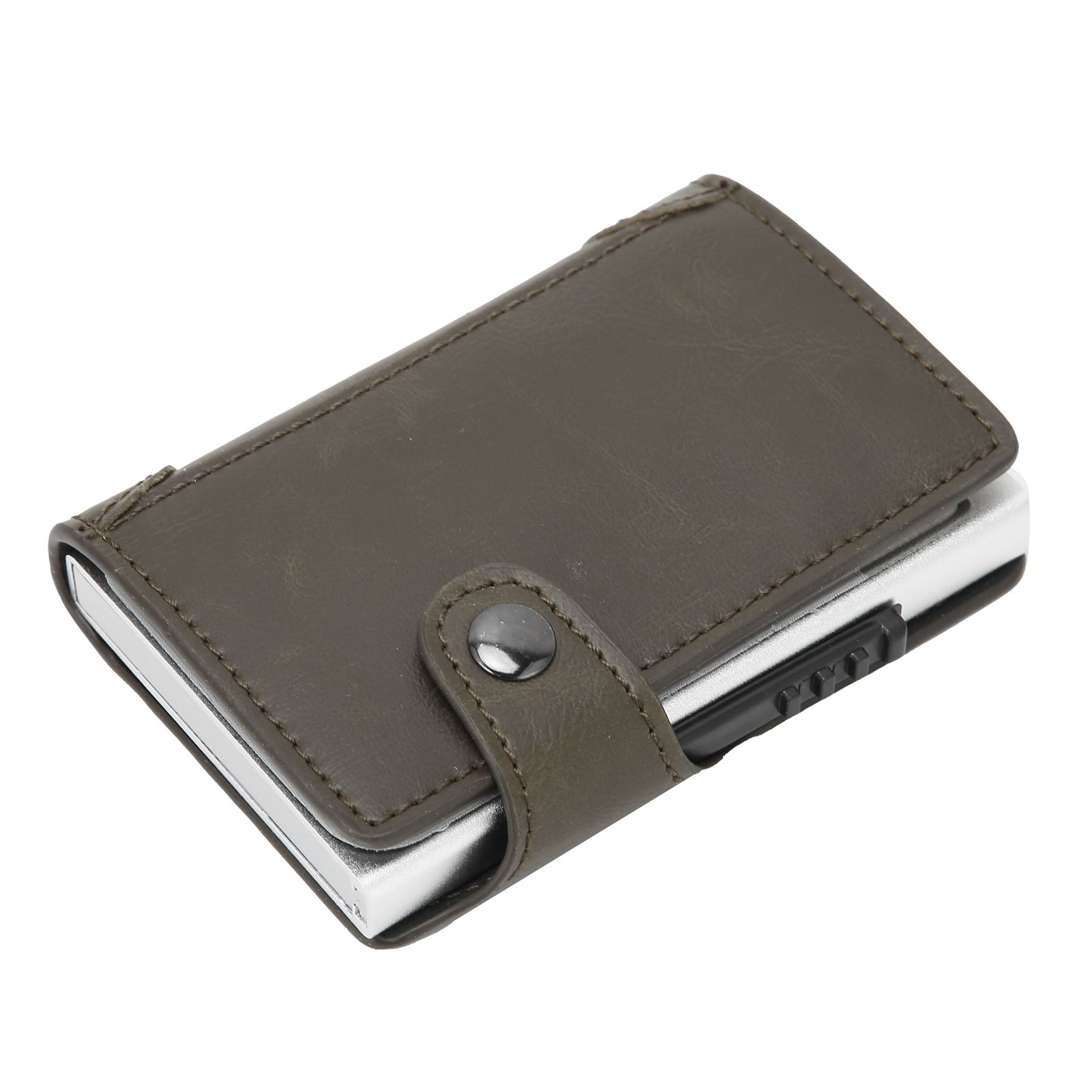 Card Holder Multifunction Fashion Wallet Aluminum Alloy AntiTheft Credit Card view 4