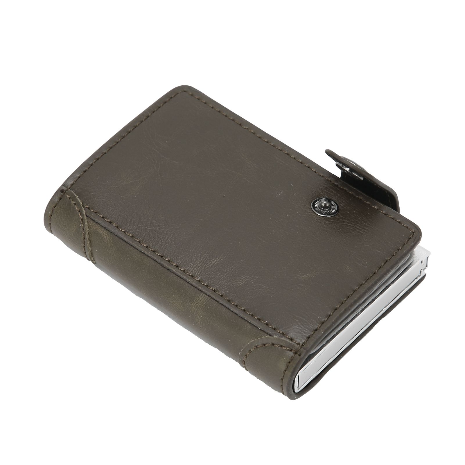 Card Holder Multifunction Fashion Wallet Aluminum Alloy AntiTheft Credit Card view 5