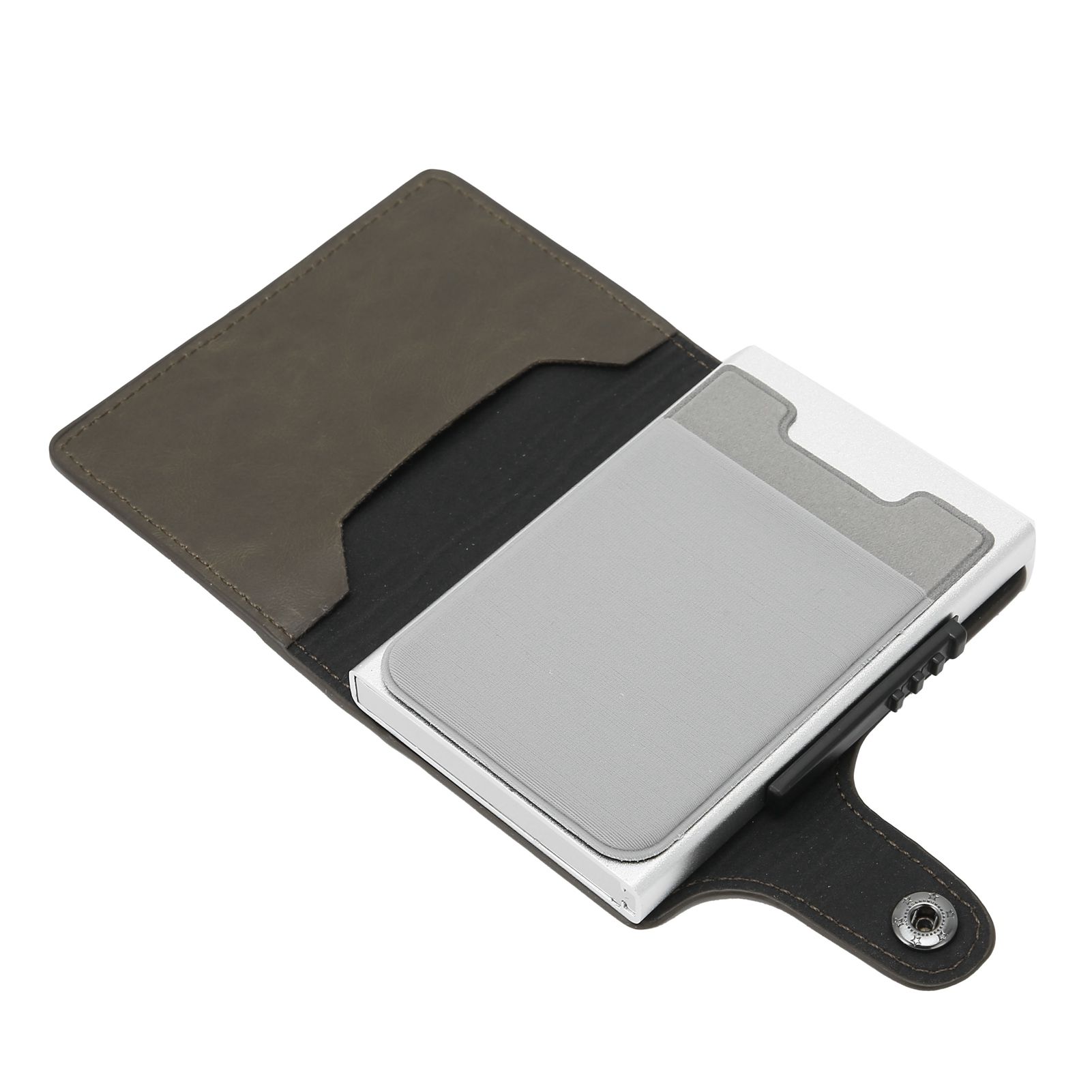 Card Holder Multifunction Fashion Wallet Aluminum Alloy AntiTheft Credit Card view 6