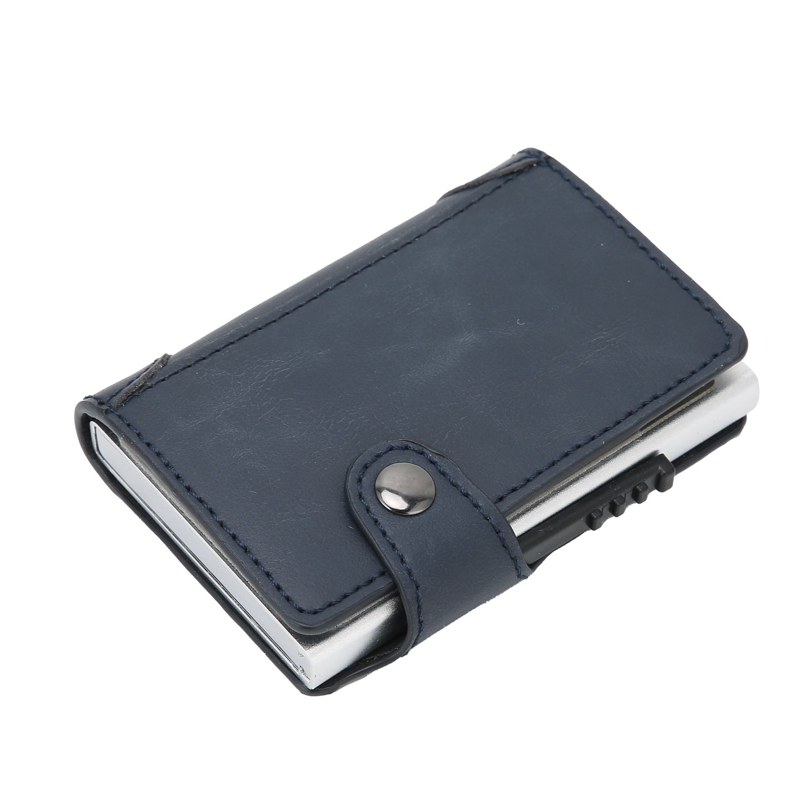 Card Holder Multifunction Fashion Wallet Aluminum Alloy AntiTheft Credit Card view 3