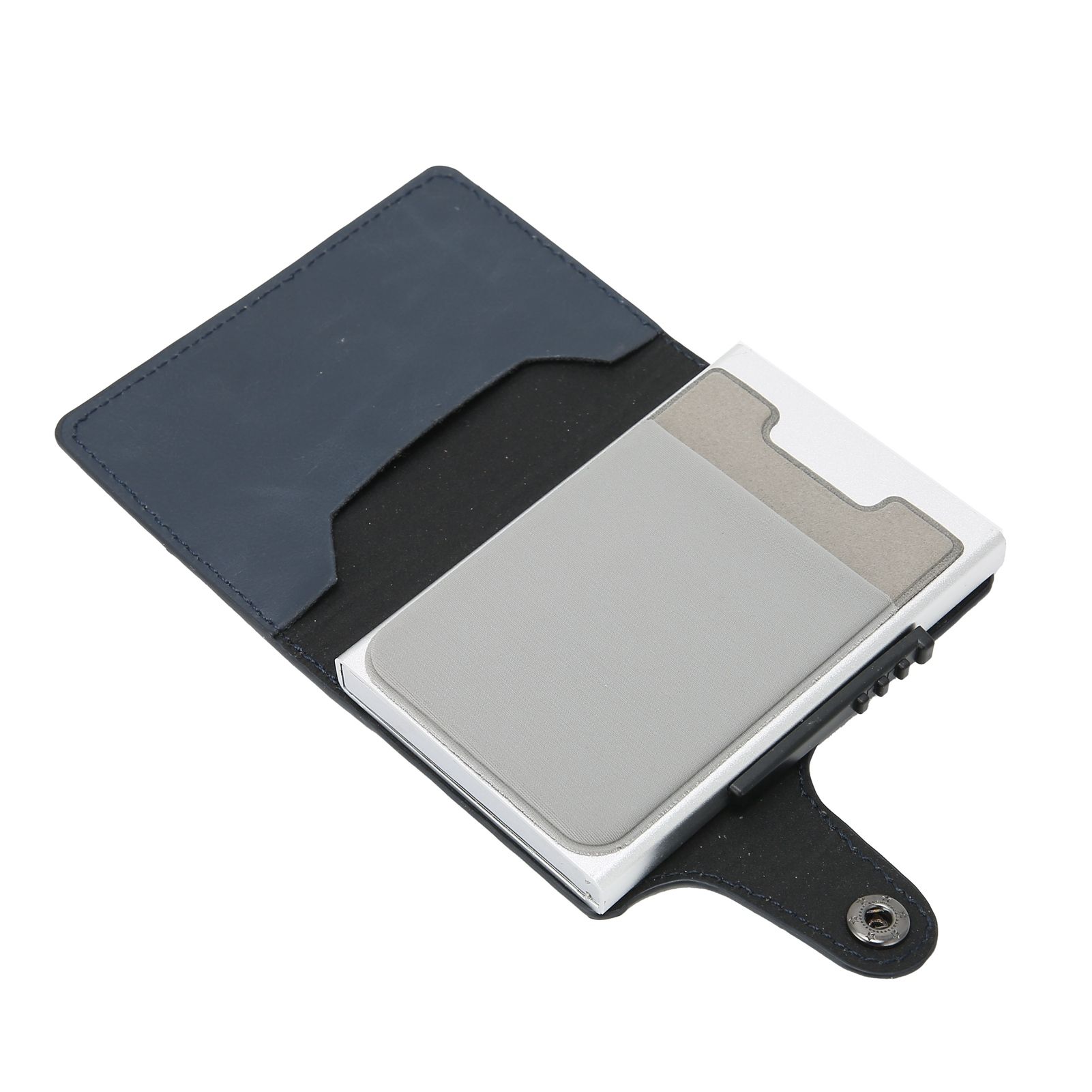 Card Holder Multifunction Fashion Wallet Aluminum Alloy AntiTheft Credit Card view 6