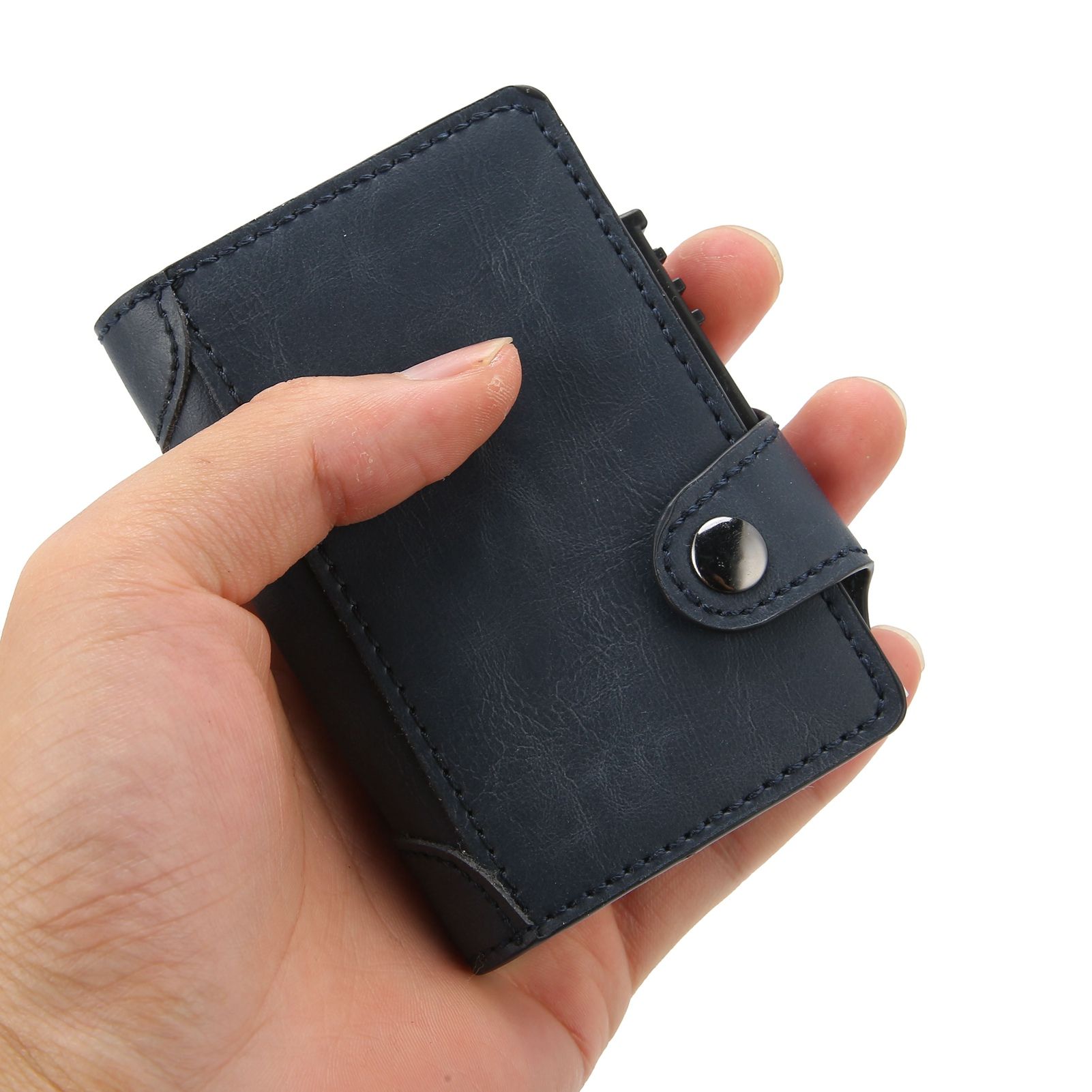 Card Holder Multifunction Fashion Wallet Aluminum Alloy AntiTheft Credit Card view 10