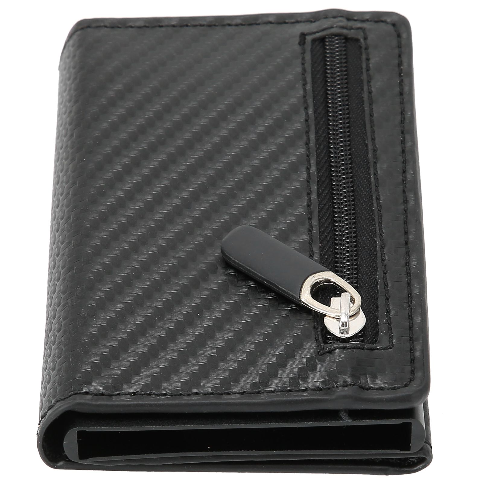 Automatic Business Card Holder Anti Theft Credit Card Case Bag Wallet with — image 1