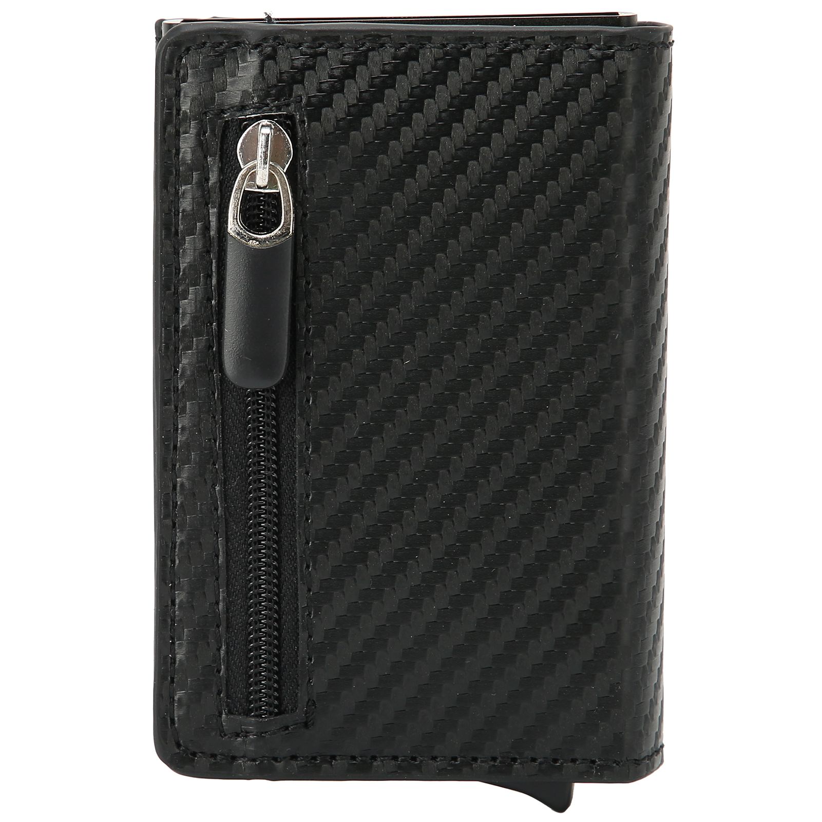 Automatic Business Card Holder Anti Theft Credit Card Case Bag Wallet with view 2