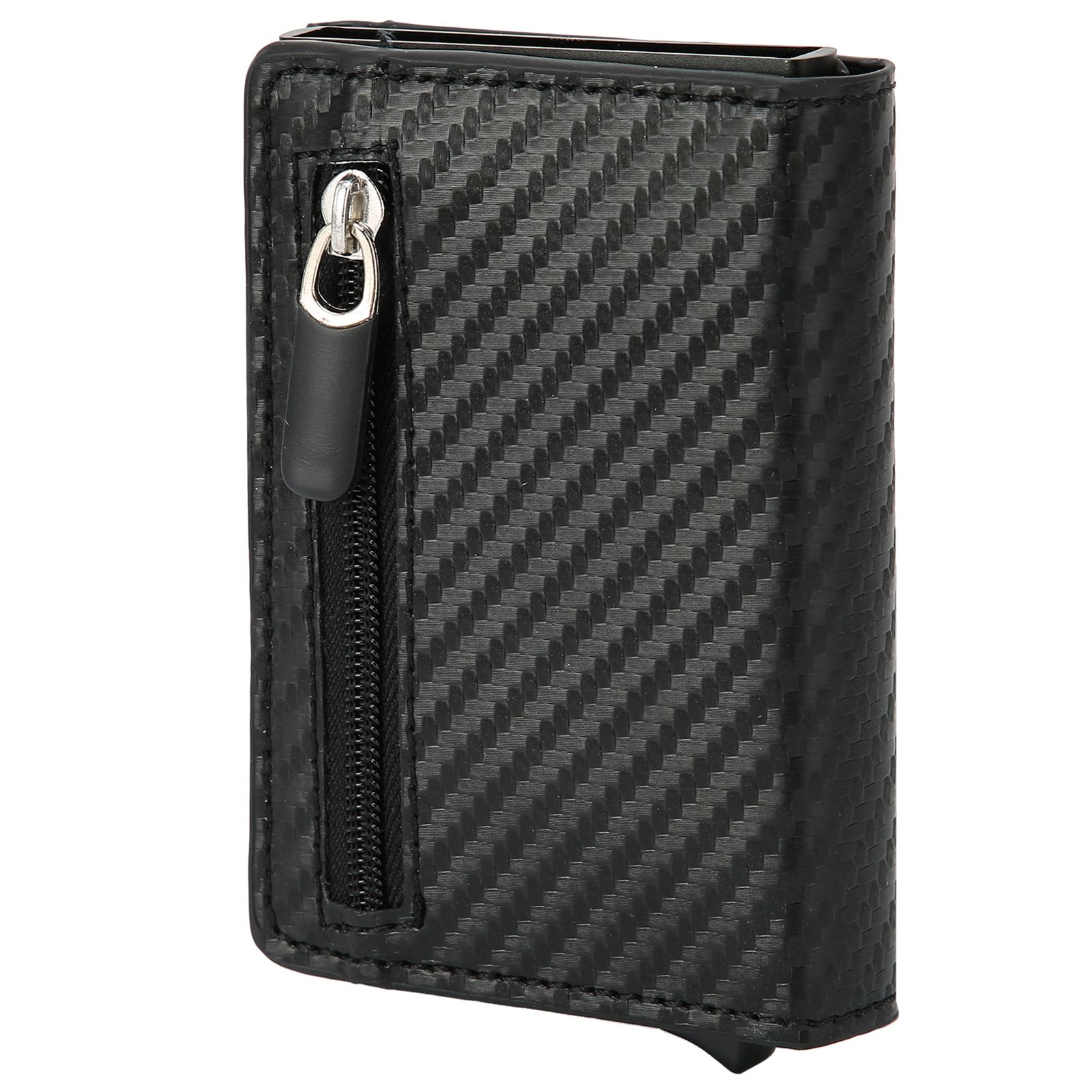 Automatic Business Card Holder Anti Theft Credit Card Case Bag Wallet with view 5