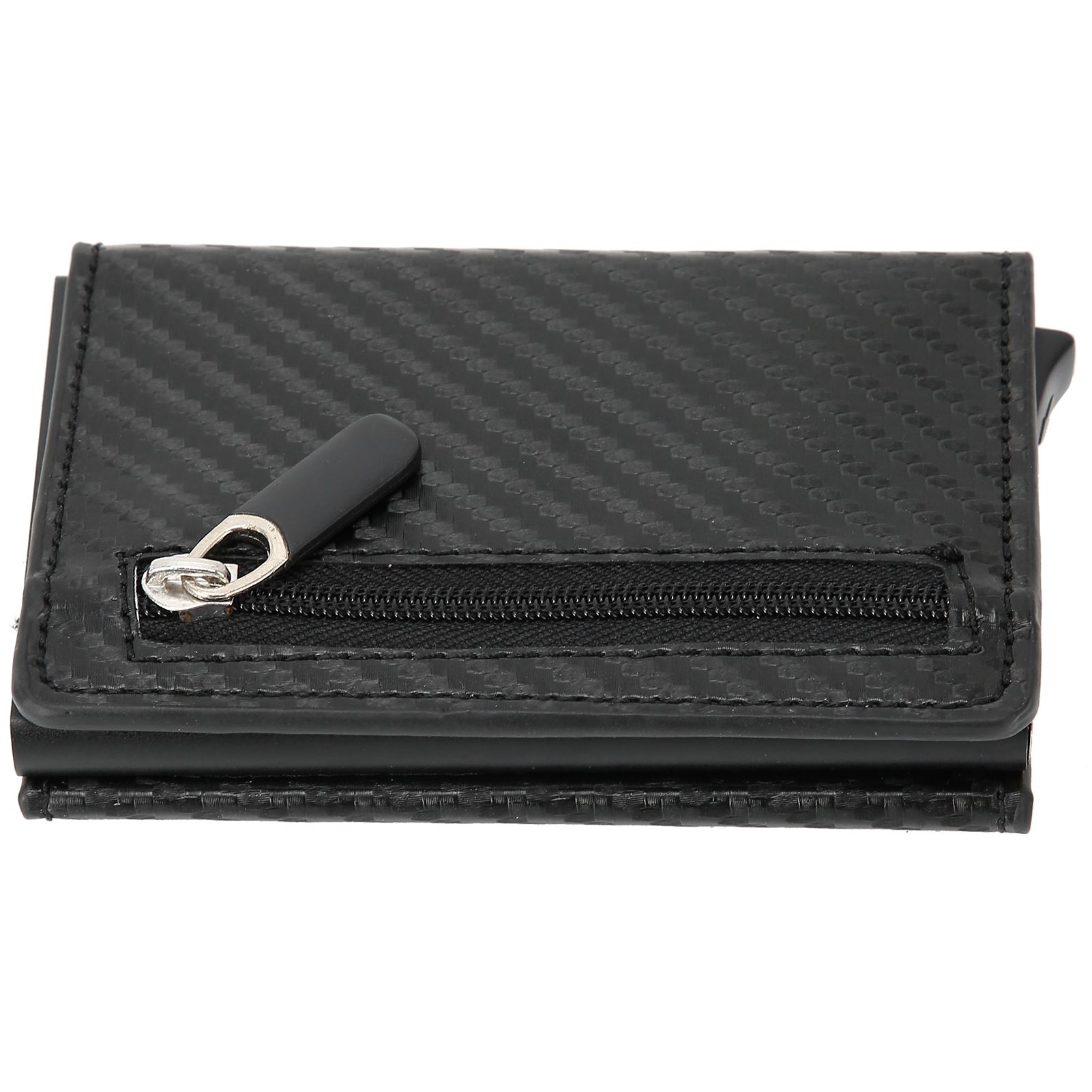 Automatic Business Card Holder Anti Theft Credit Card Case Bag Wallet with view 7