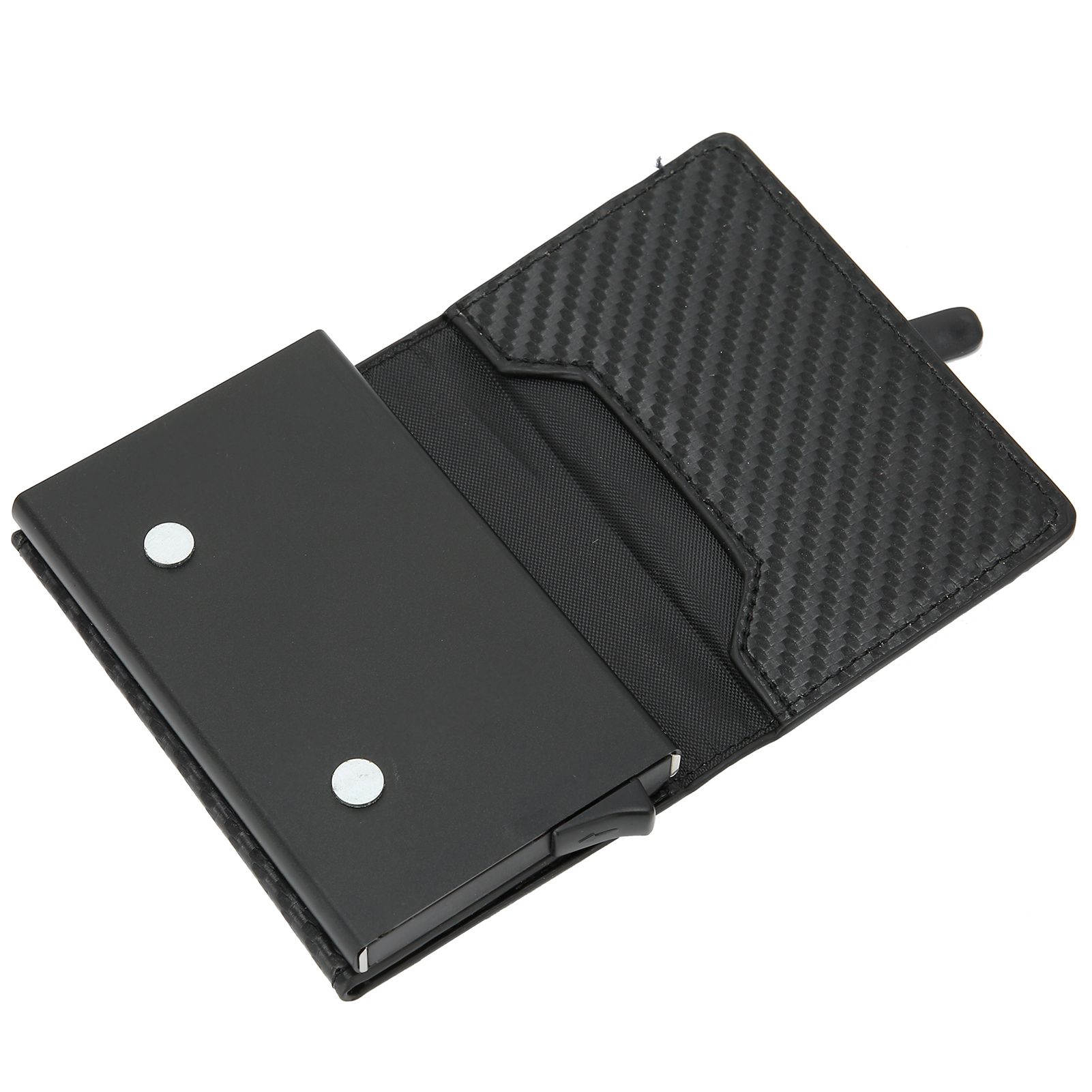 Automatic Business Card Holder Anti Theft Credit Card Case Bag Wallet with view 8