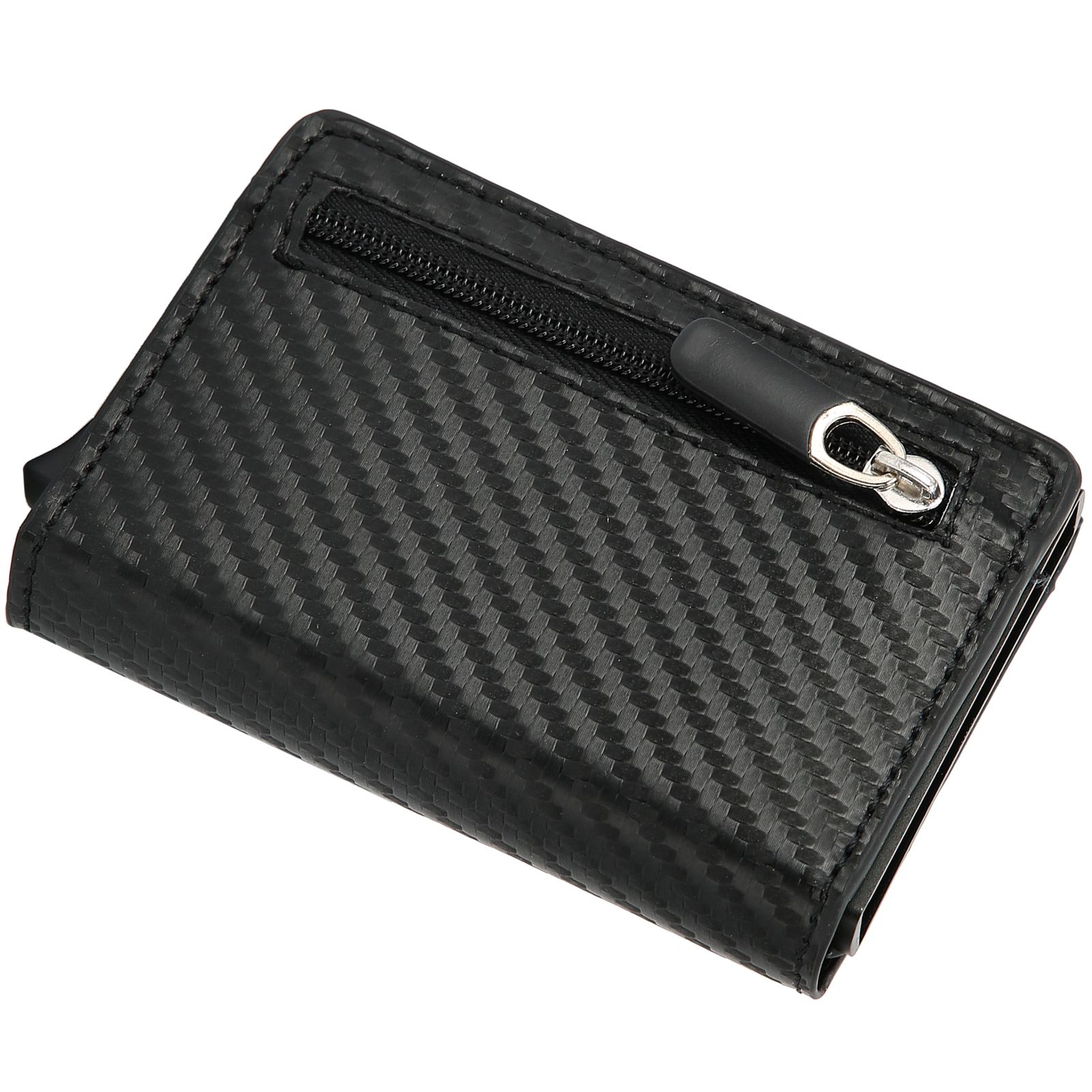 Automatic Business Card Holder Anti Theft Credit Card Case Bag Wallet with view 9