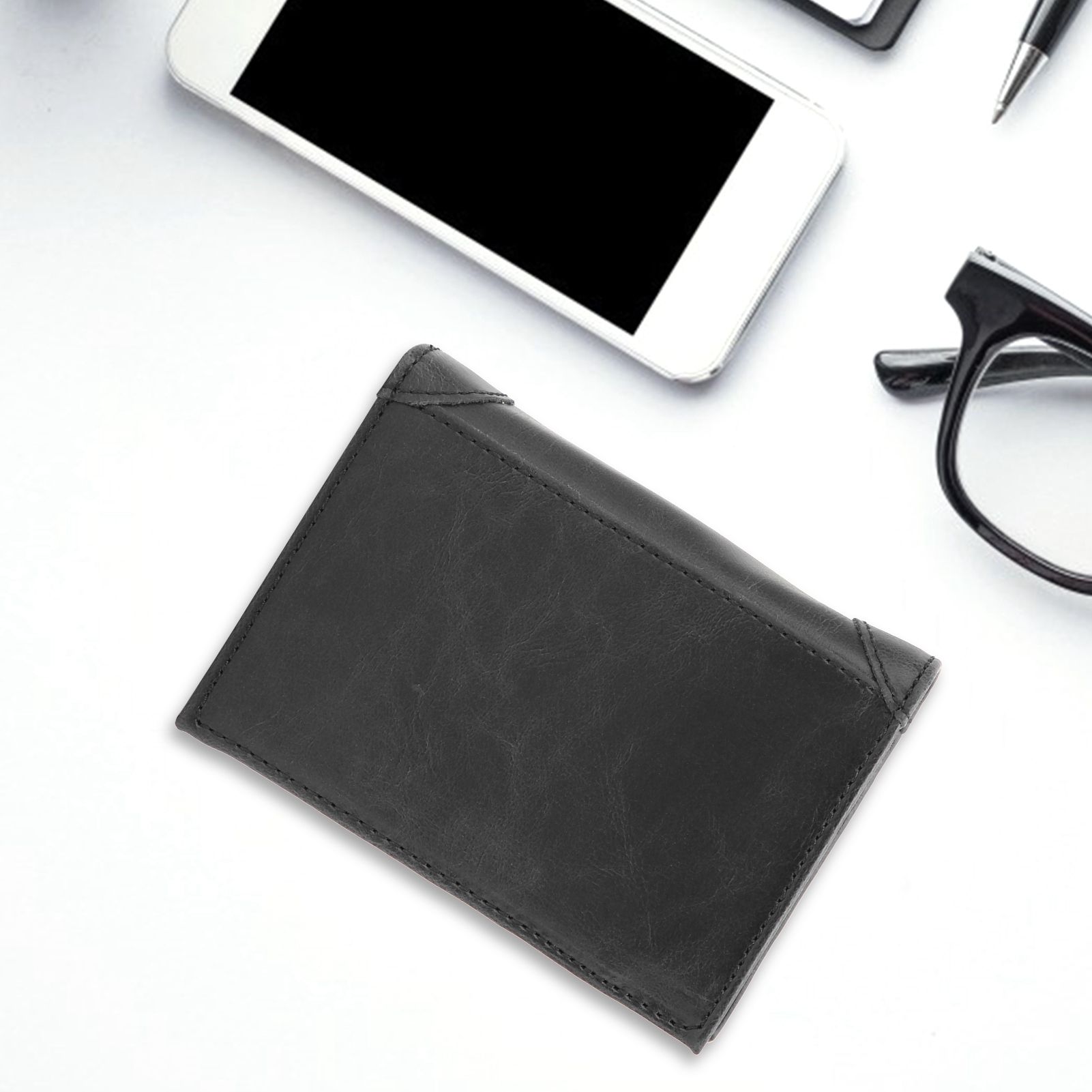 Portable Wallet multifunction AntiTheft Credit Card Case Business Card Holder view 12