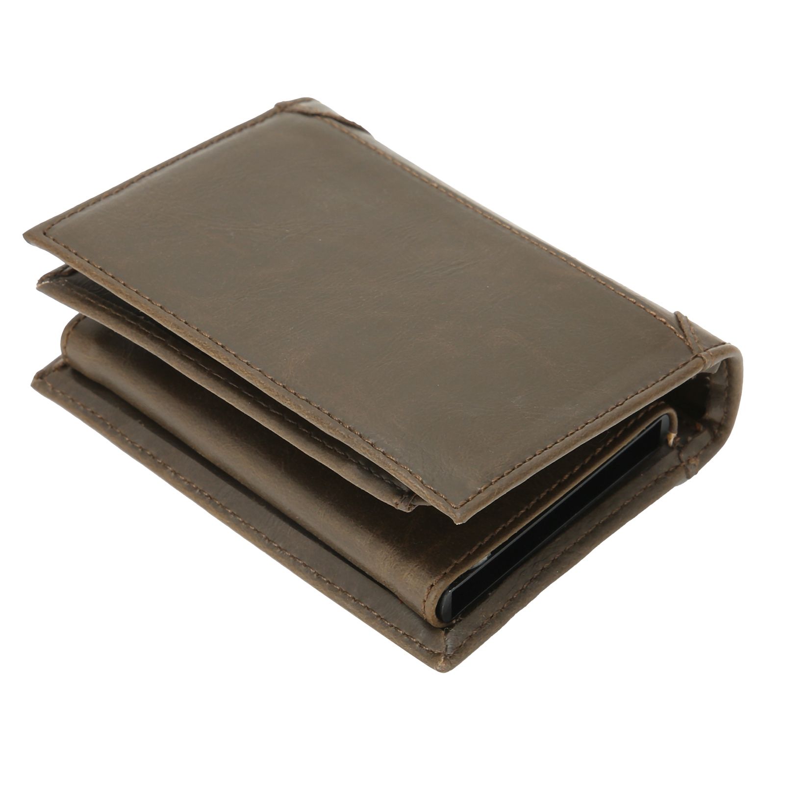 Portable Wallet multifunction AntiTheft Credit Card Case Business Card Holder view 5