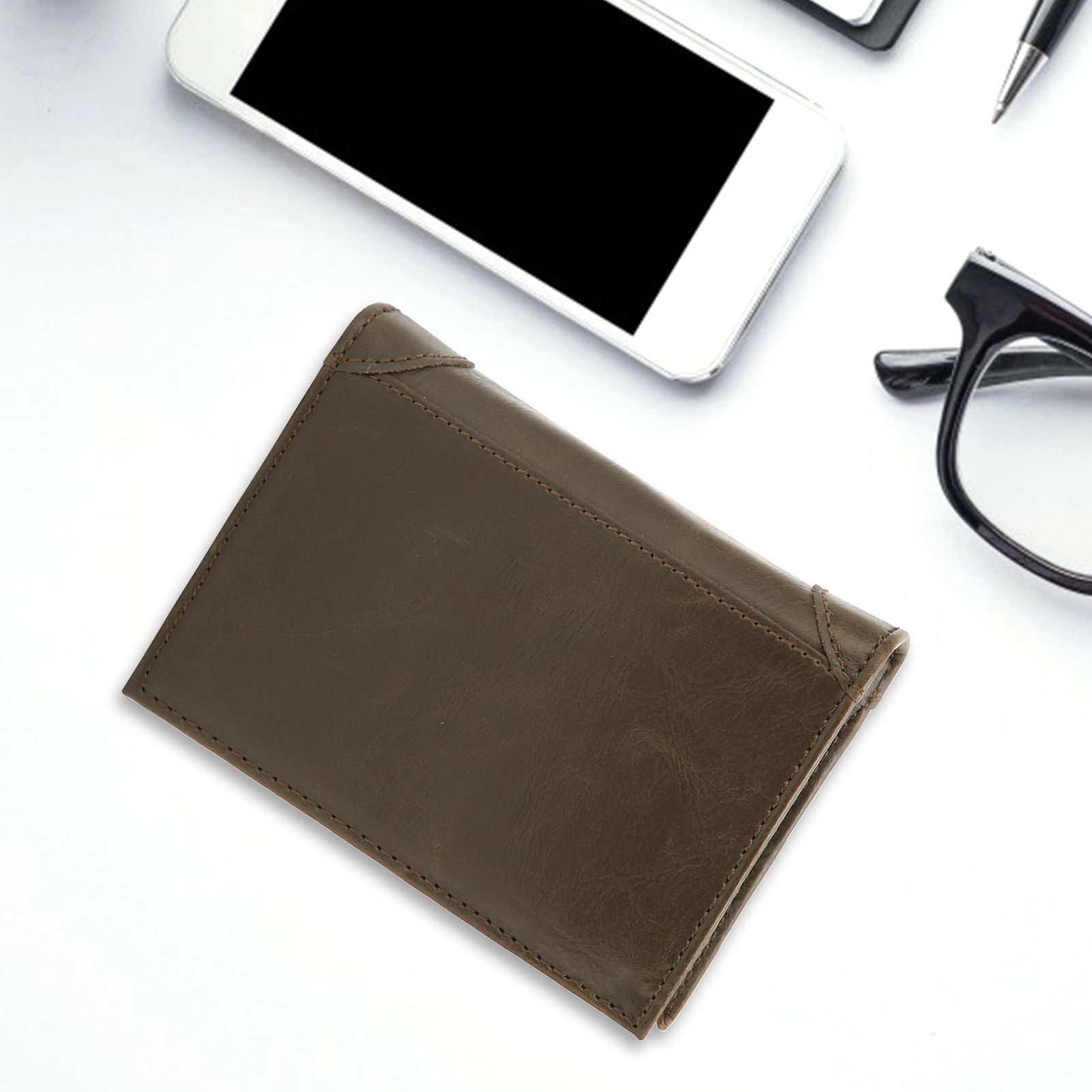 Portable Wallet multifunction AntiTheft Credit Card Case Business Card Holder view 12