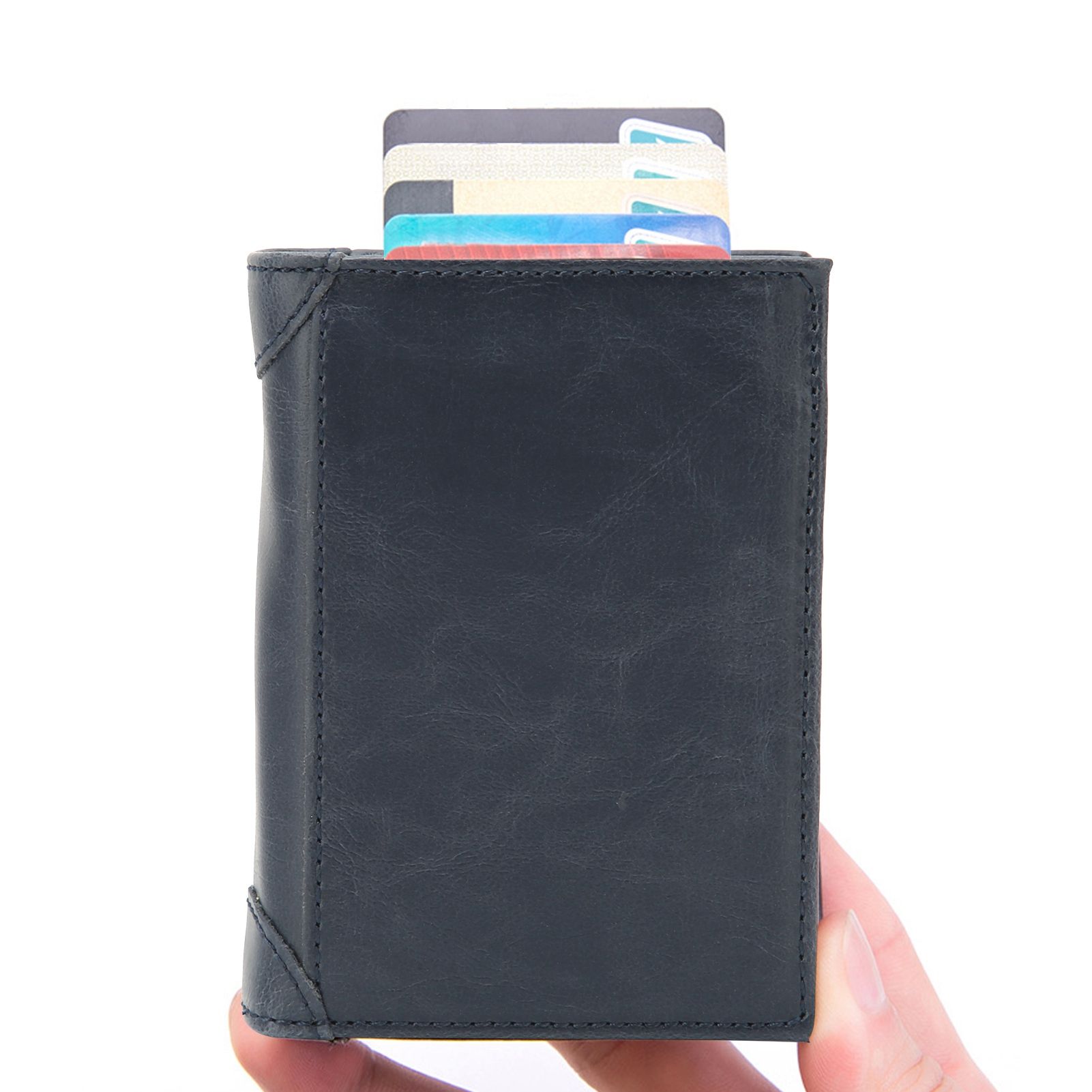Portable Wallet multifunction AntiTheft Credit Card Case Business Card Holder view 11