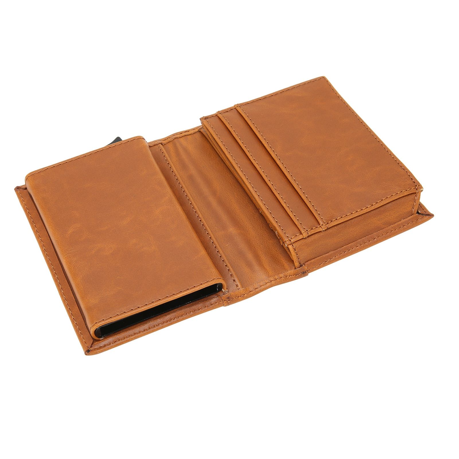 Portable Wallet multifunction AntiTheft Credit Card Case Business Card Holder view 8