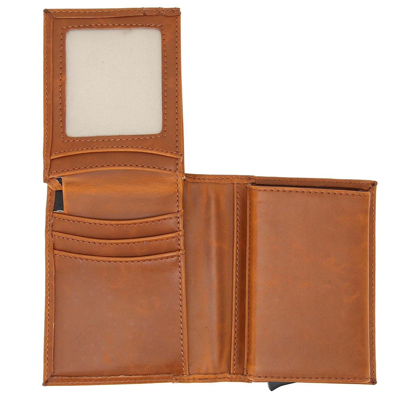 Portable Wallet multifunction AntiTheft Credit Card Case Business Card Holder view 9