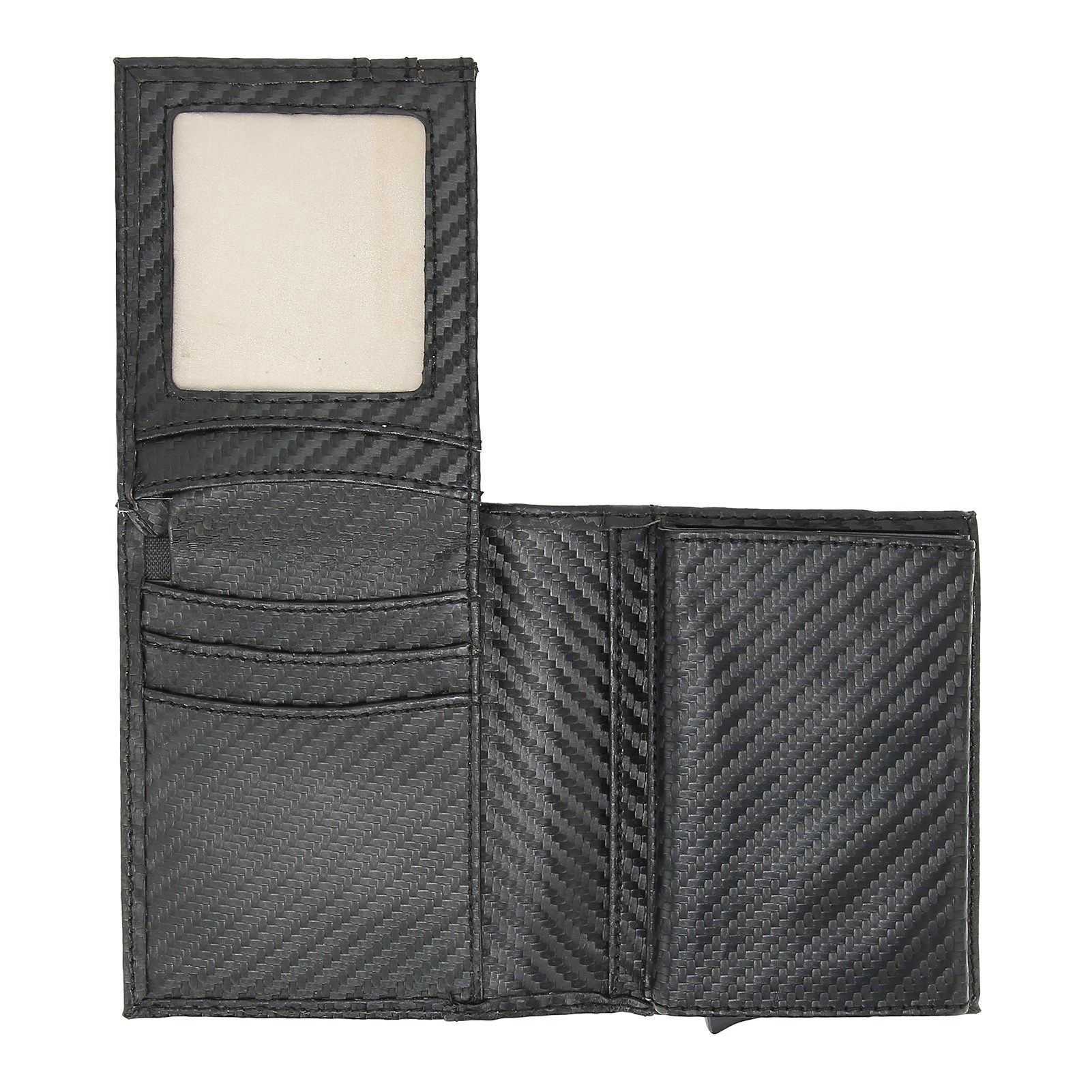 Portable Wallet multifunction AntiTheft Credit Card Case Business Card Holder view 9