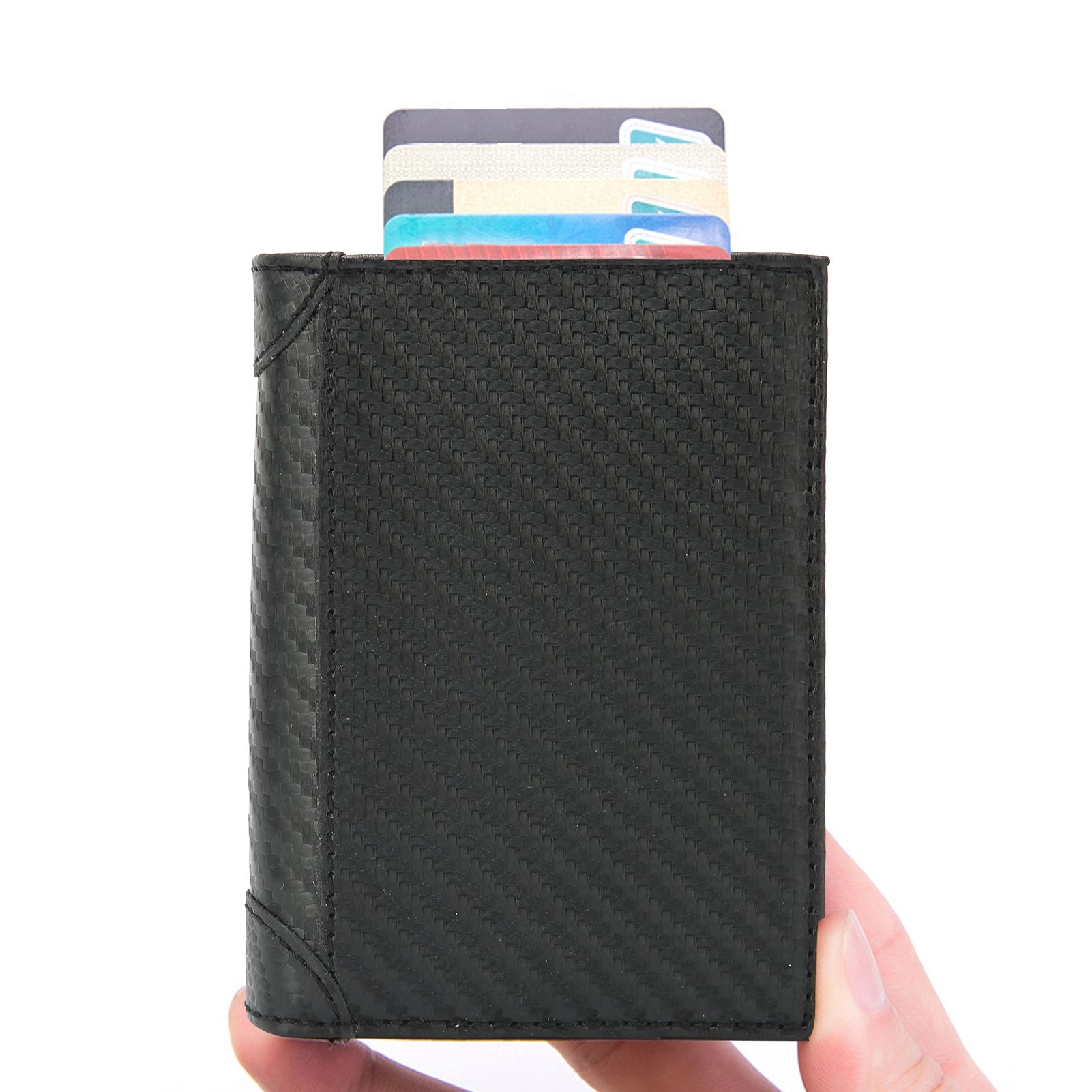 Portable Wallet multifunction AntiTheft Credit Card Case Business Card Holder view 11