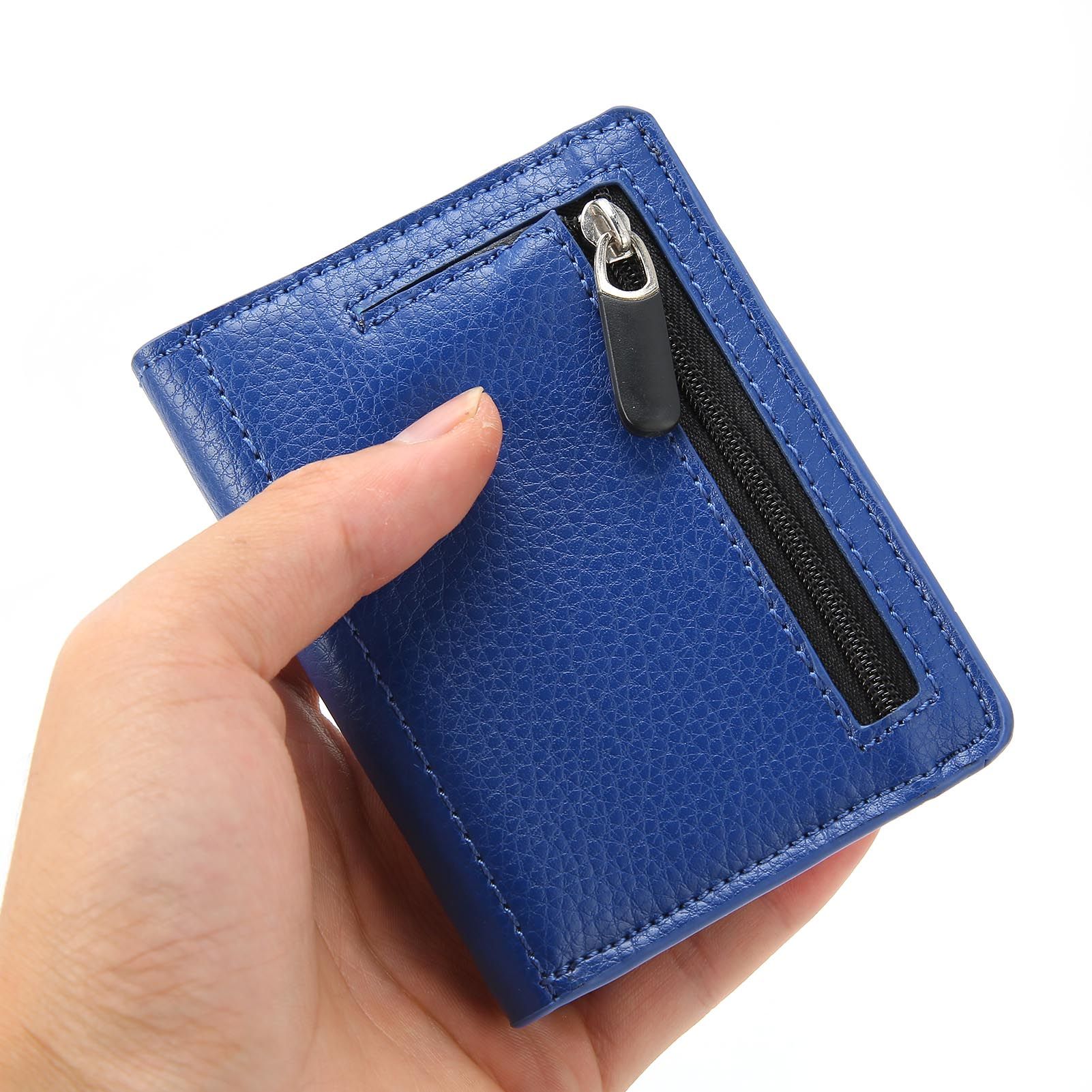 Card Bag Portable AntiTheft Credit Cards Case Wallet Innovative Business Card view 8