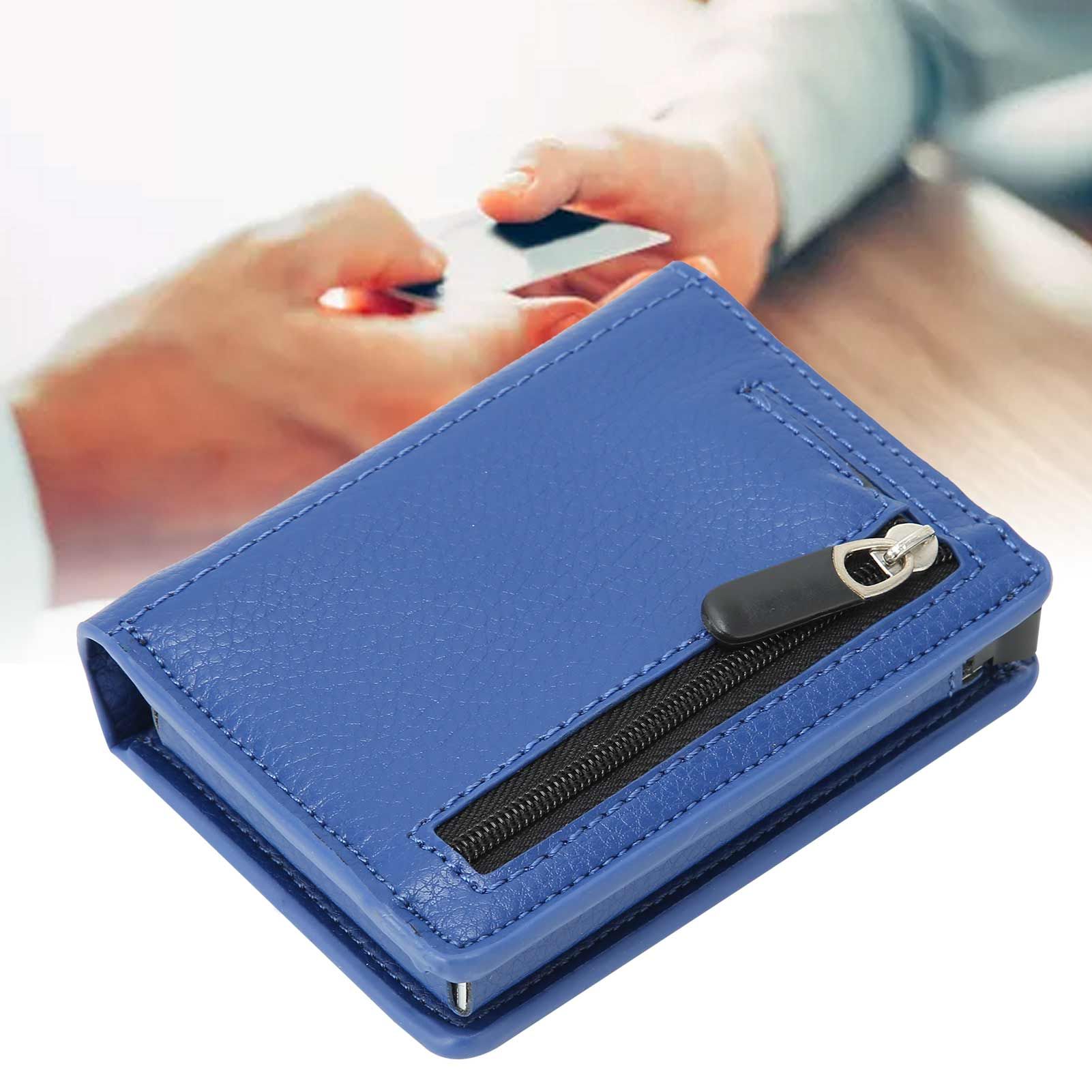Card Bag Portable AntiTheft Credit Cards Case Wallet Innovative Business Card view 9