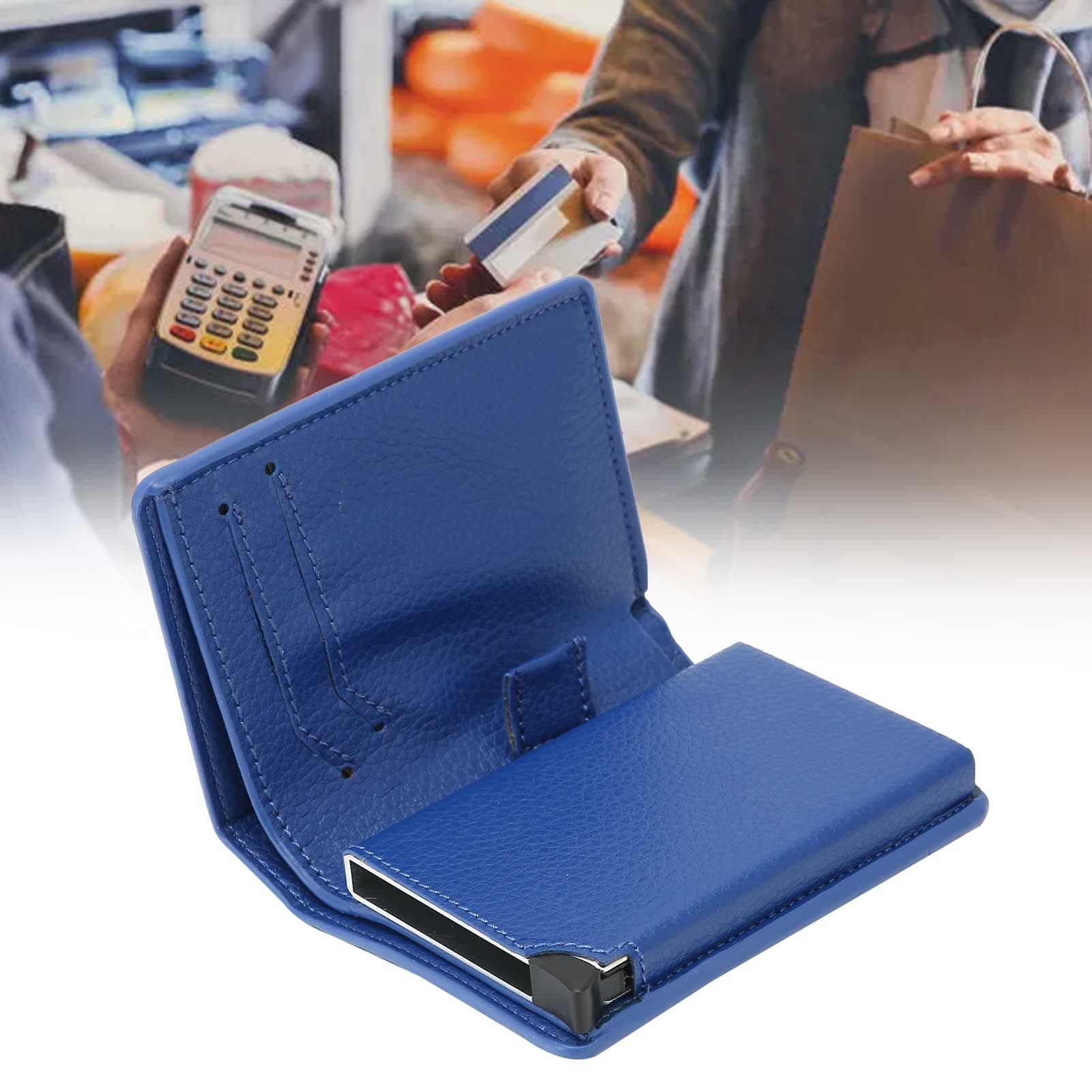 Card Bag Portable AntiTheft Credit Cards Case Wallet Innovative Business Card view 10