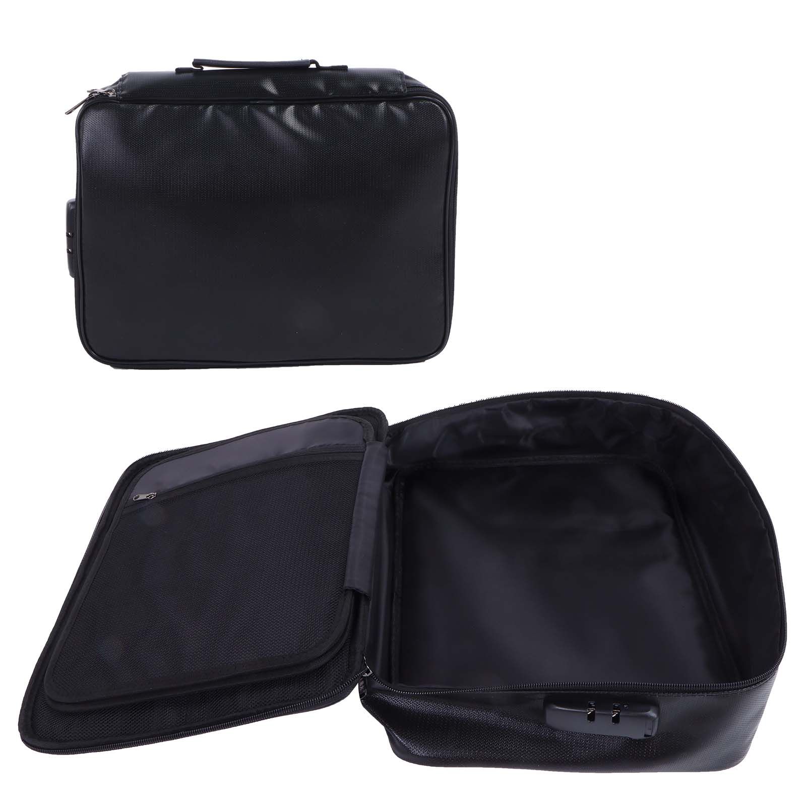 Portable Document Bag Fireproof Waterproof File Organizer for Home Office Use view 4
