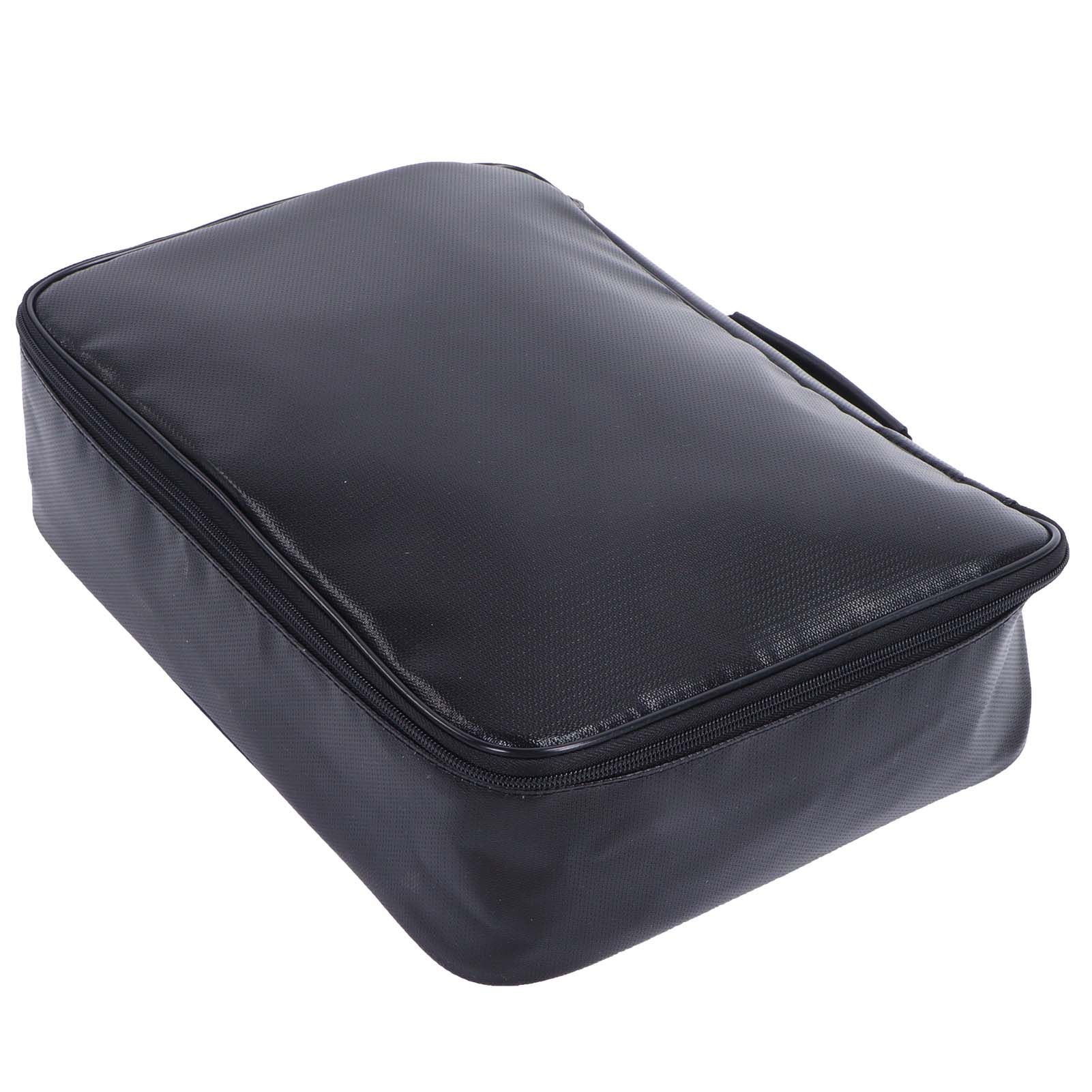 Portable Document Bag Fireproof Waterproof File Organizer for Home Office Use view 6