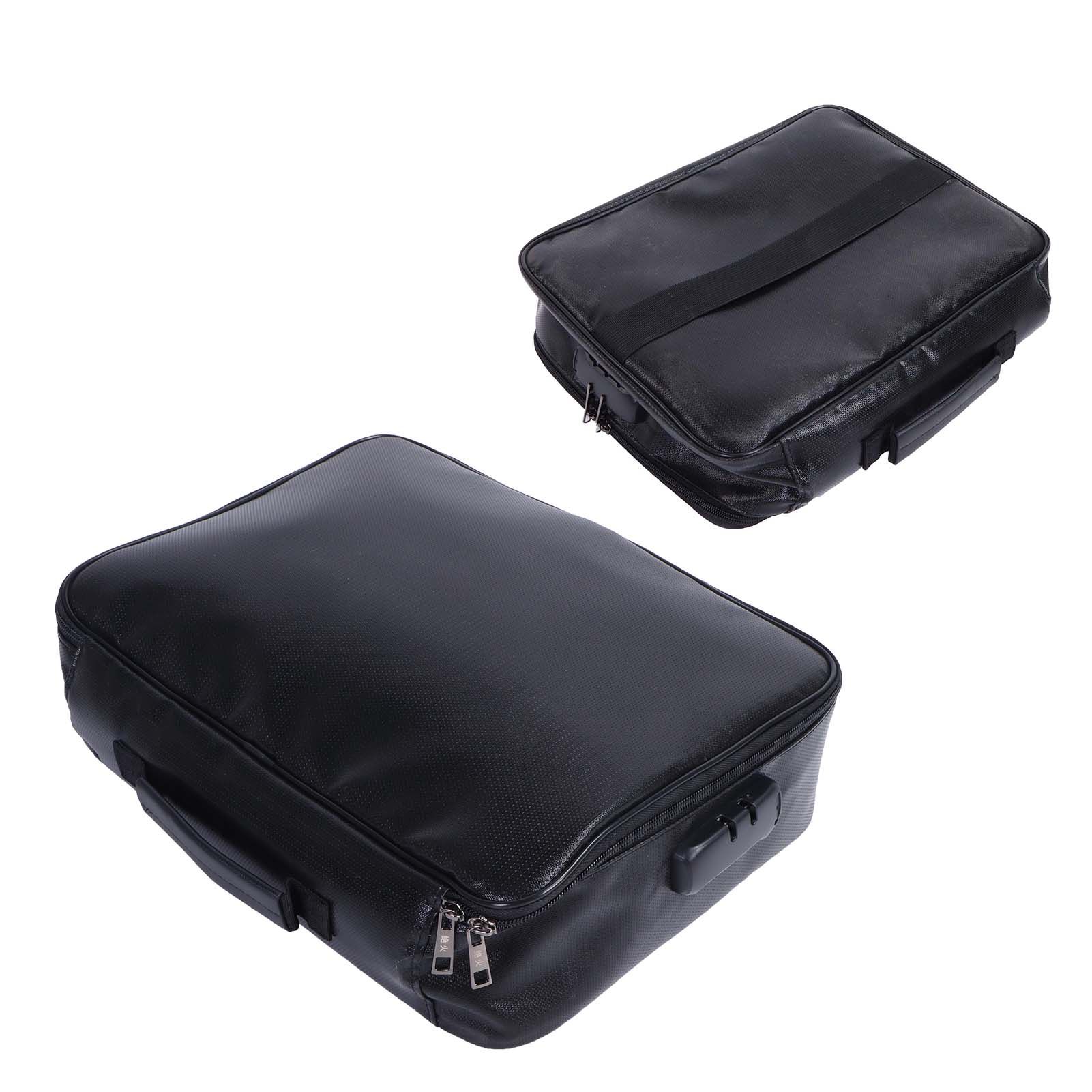 Portable Document Bag Fireproof Waterproof File Organizer for Home Office Use view 9