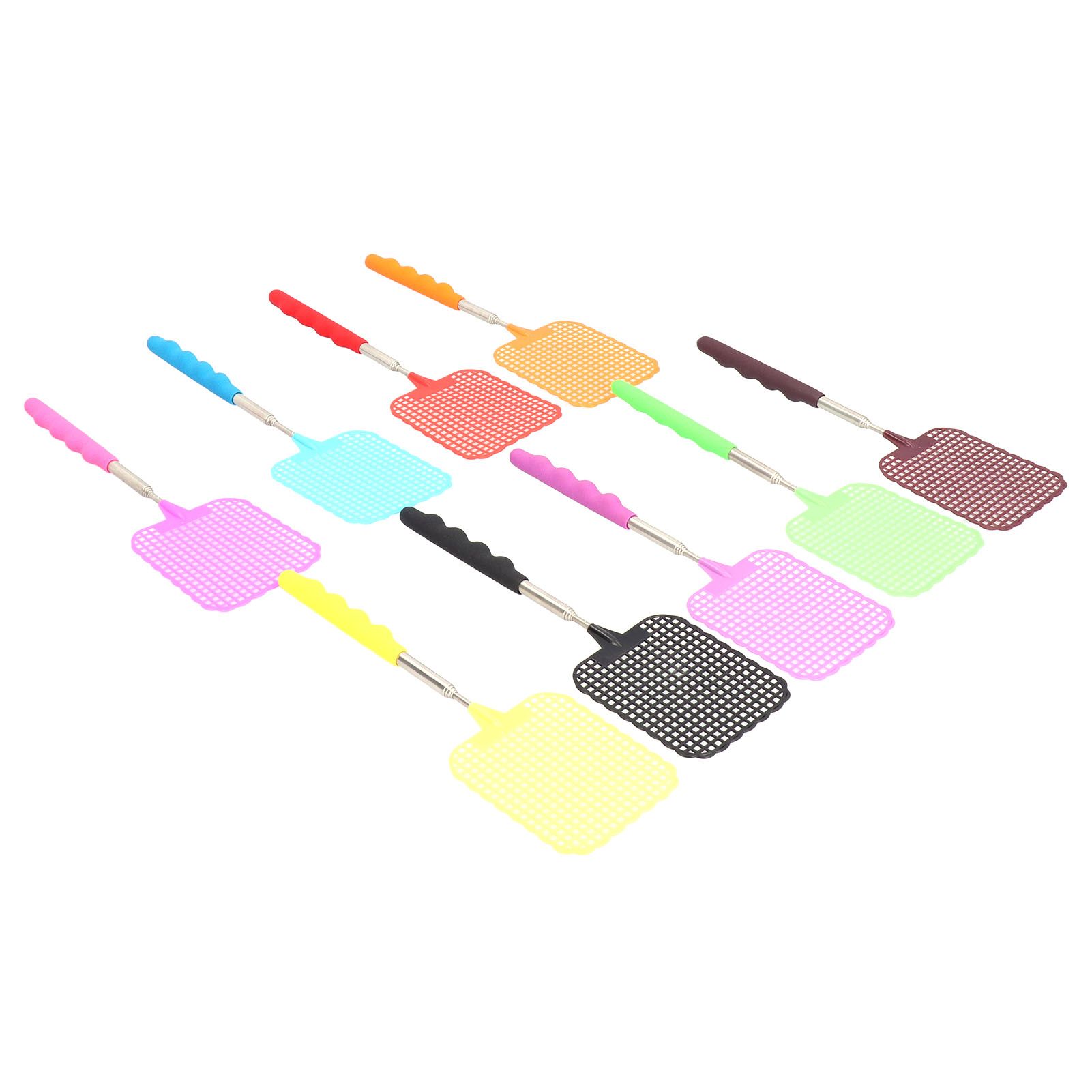 9PCS Mini Fly Swatter with Retractable Stainless Steel Rod for Home Dormitory view 3