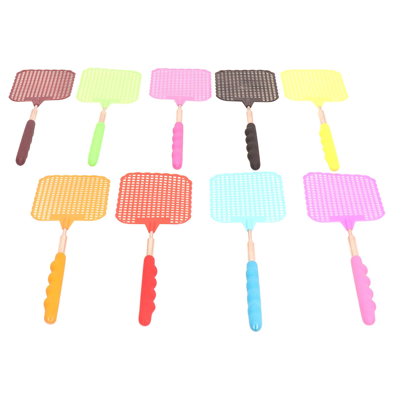 9PCS Mini Fly Swatter with Retractable Stainless Steel Rod for Home Dormitory view 4
