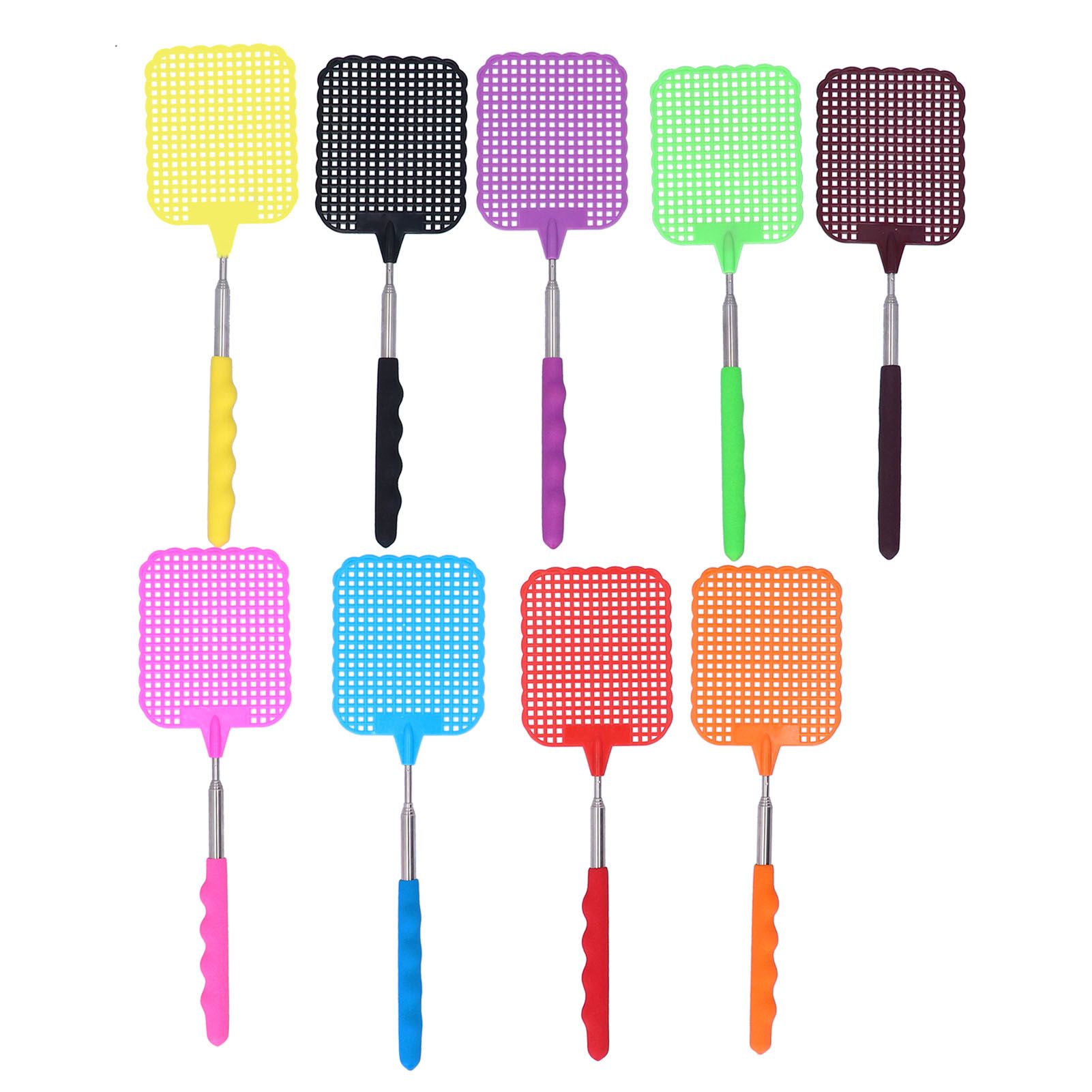 9PCS Mini Fly Swatter with Retractable Stainless Steel Rod for Home Dormitory view 6