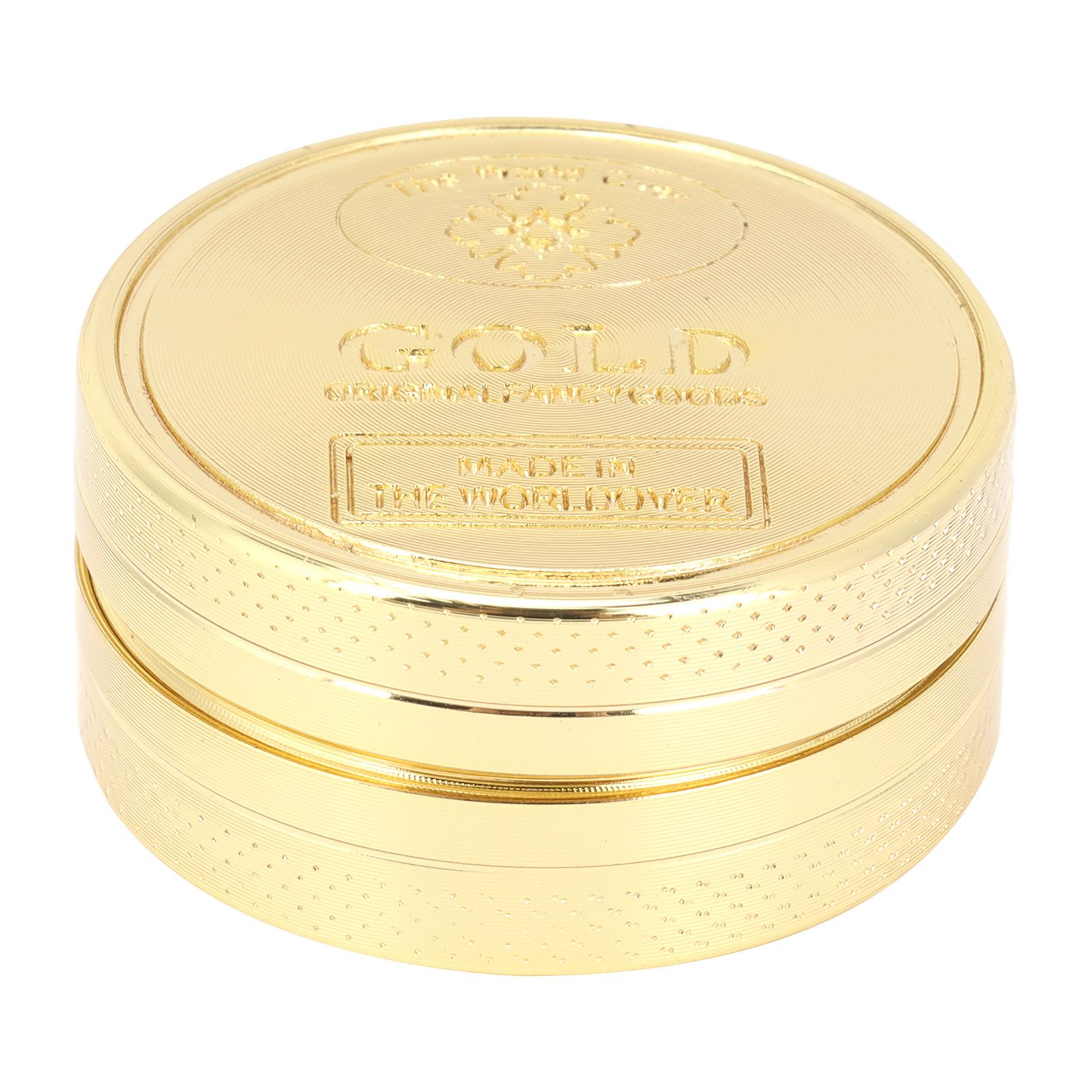 Golden Smoke Grinder Portable Mini Zinc Alloy Smoke Leaf Crusher Crushing view 3