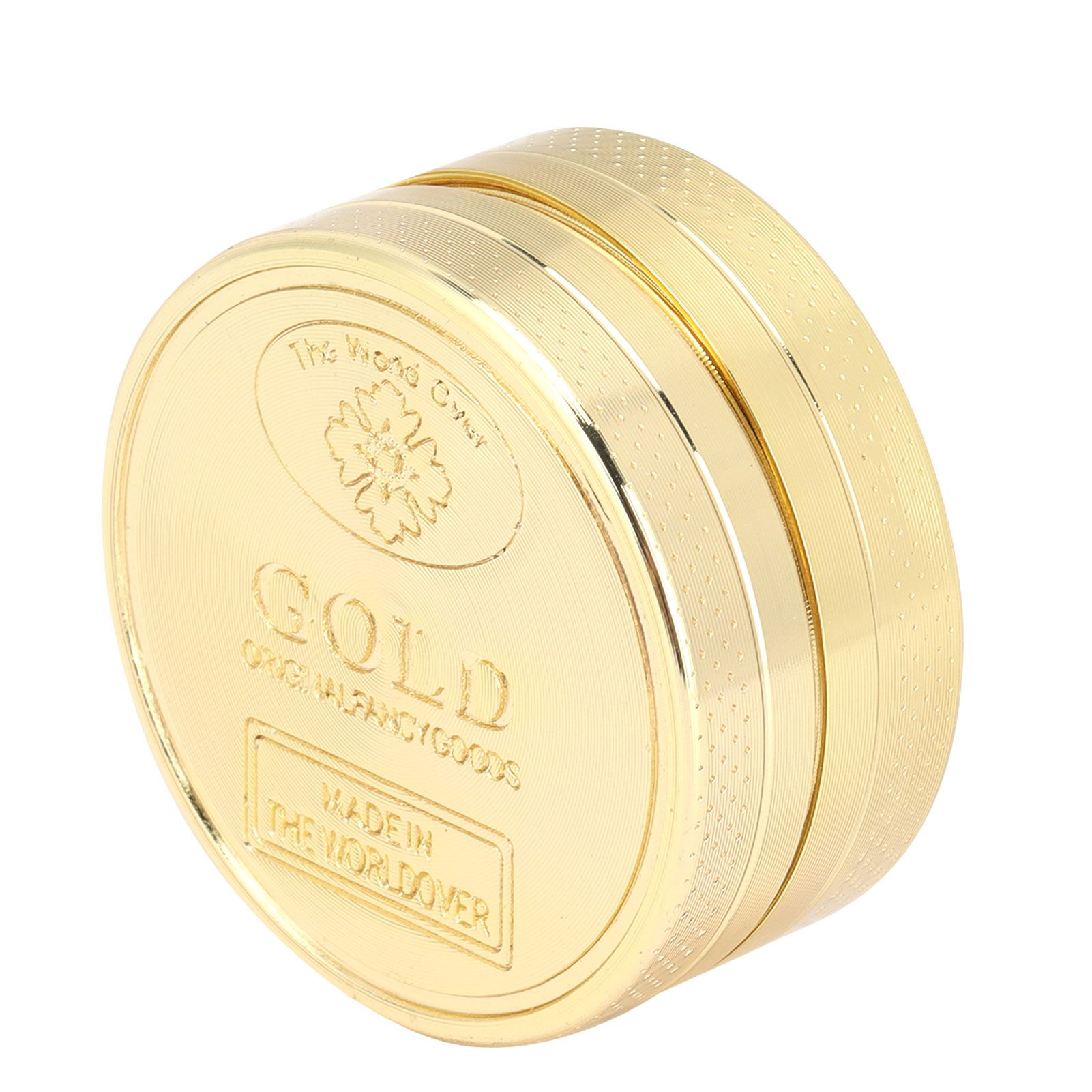 Golden Smoke Grinder Portable Mini Zinc Alloy Smoke Leaf Crusher Crushing view 8