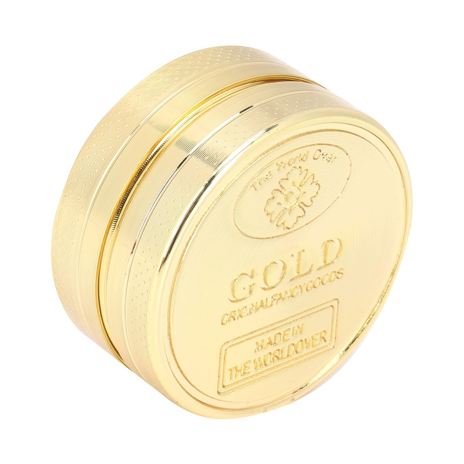 Golden Smoke Grinder Portable Mini Zinc Alloy Smoke Leaf Crusher Crushing view 9