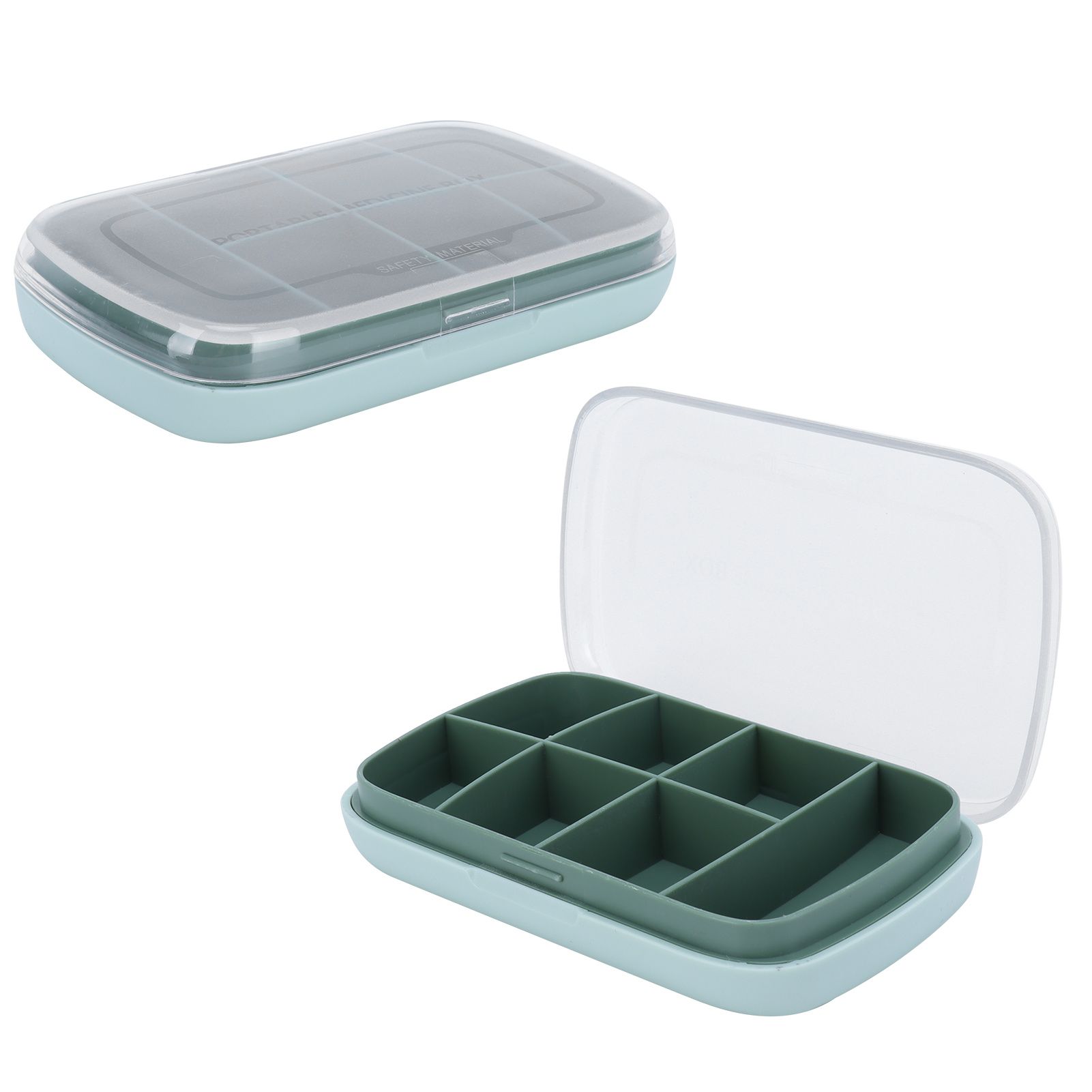 Portable Sealed Tablet Box 7Grid LargeCapacity Storage Medicine Container view 10