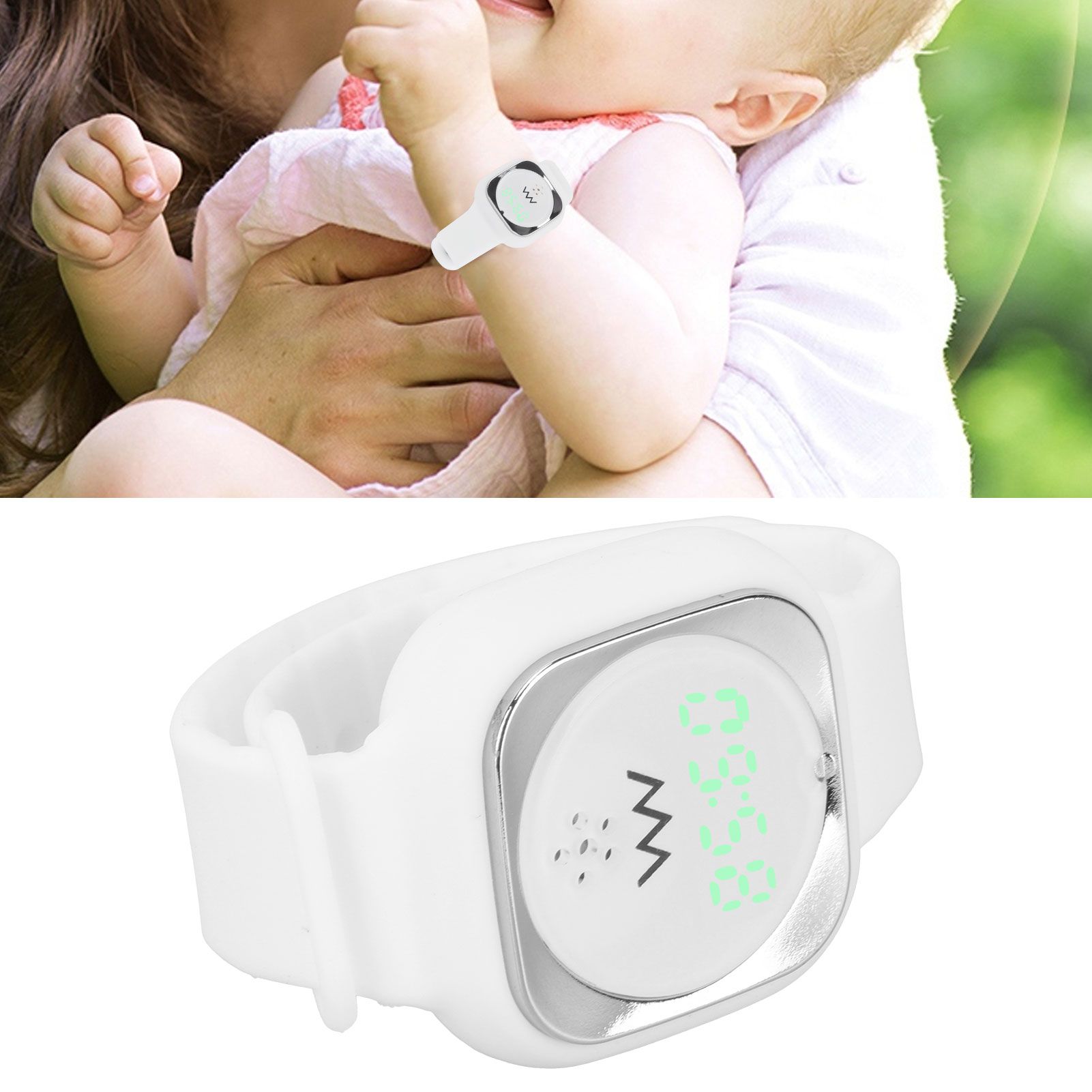 Ultrasonic Mosquito Repellent Bracelet with Time Display Anti Mosquito view 11