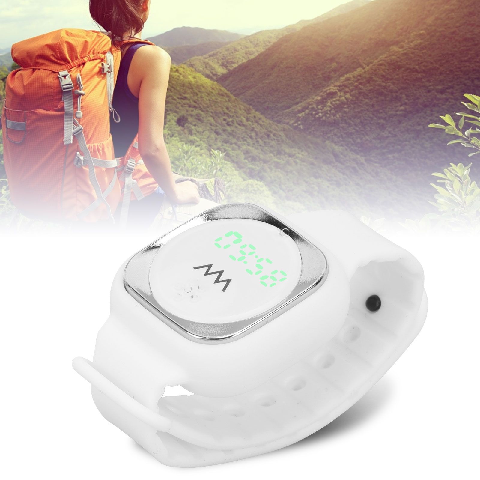 Ultrasonic Mosquito Repellent Bracelet with Time Display Anti Mosquito view 12