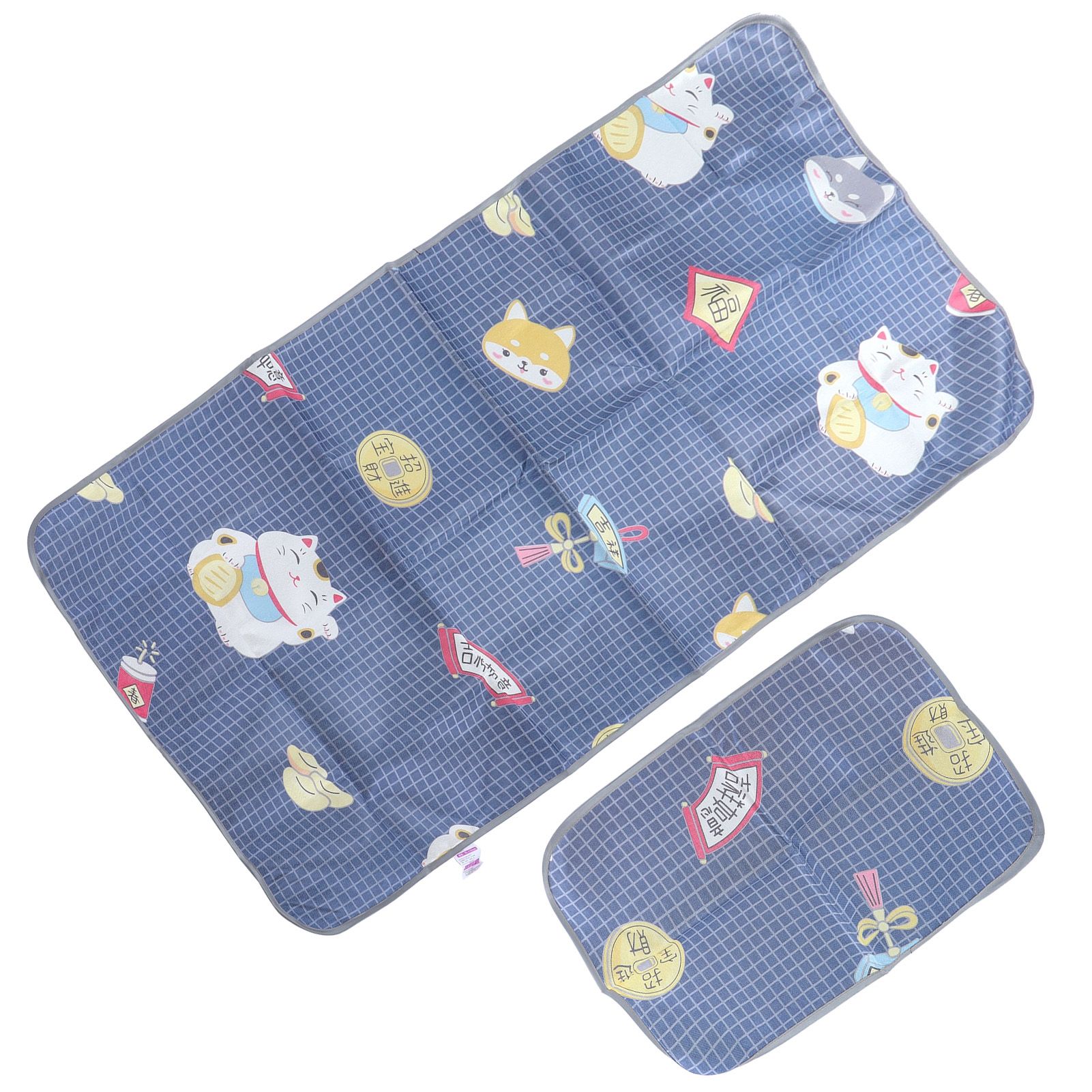 Summer Cool Mat Washable Folding Sleeping Cooling Mat Bedspread with Pillow view 7