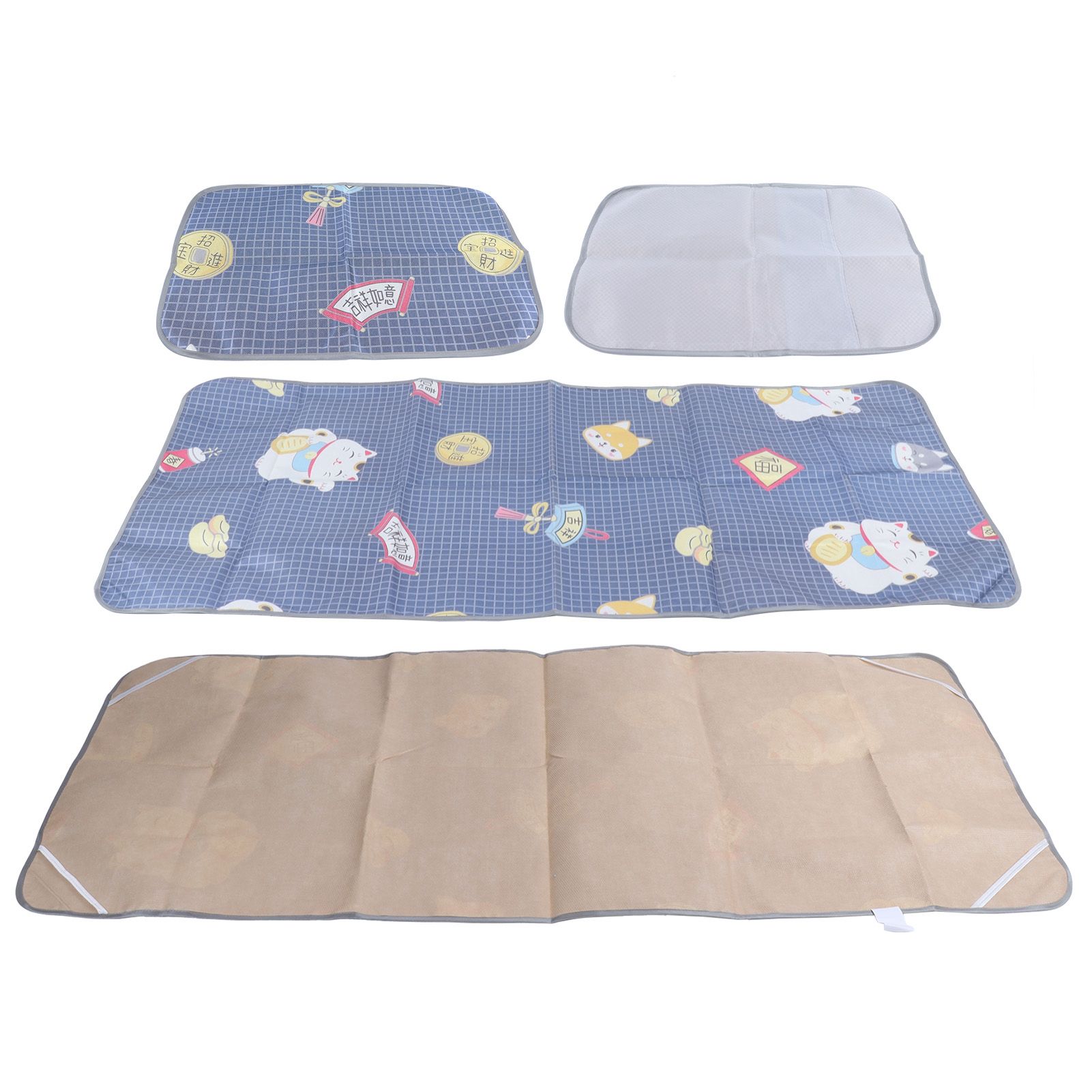 Summer Cool Mat Washable Folding Sleeping Cooling Mat Bedspread with Pillow view 10