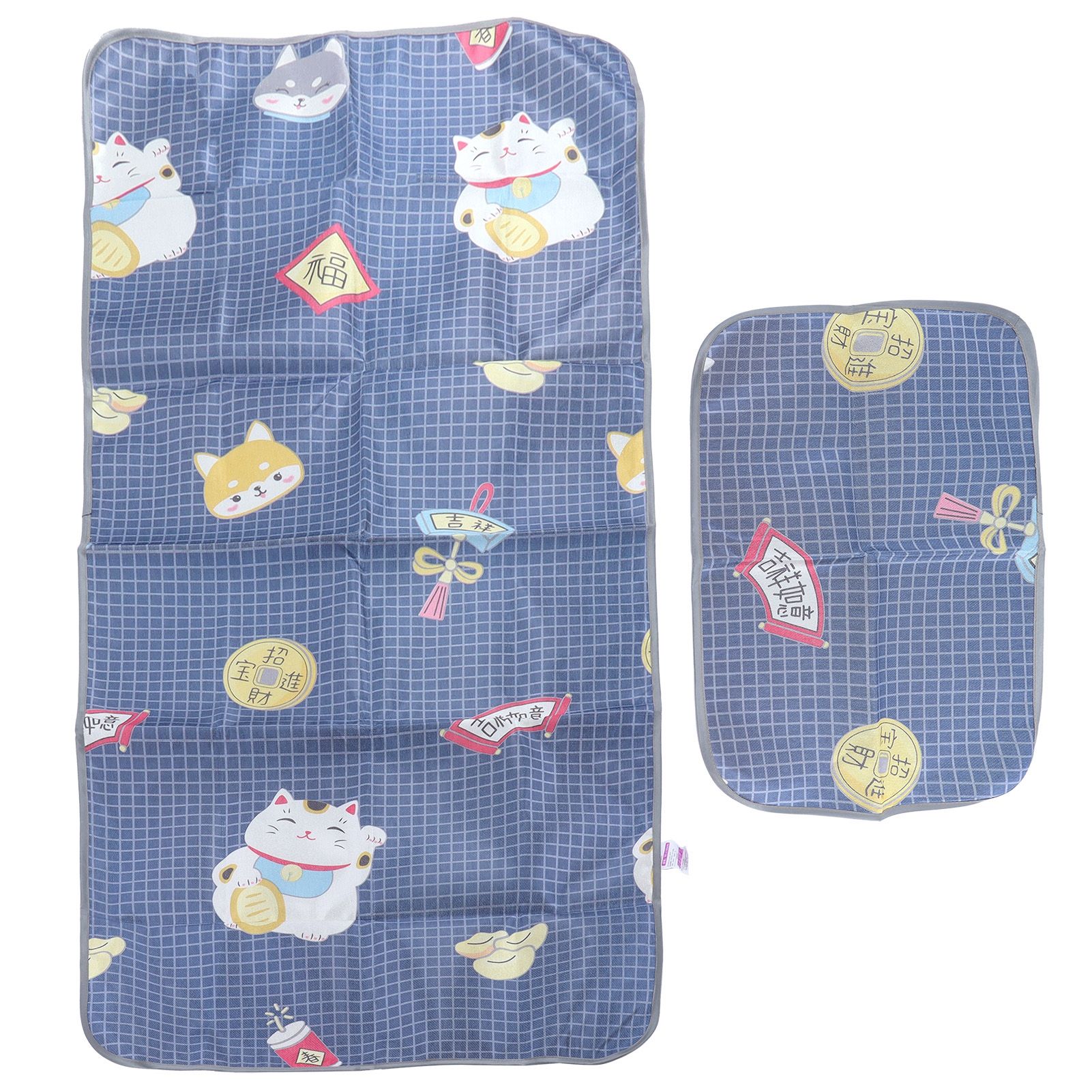 Summer Cool Mat Washable Folding Sleeping Cooling Mat Bedspread with Pillow view 2