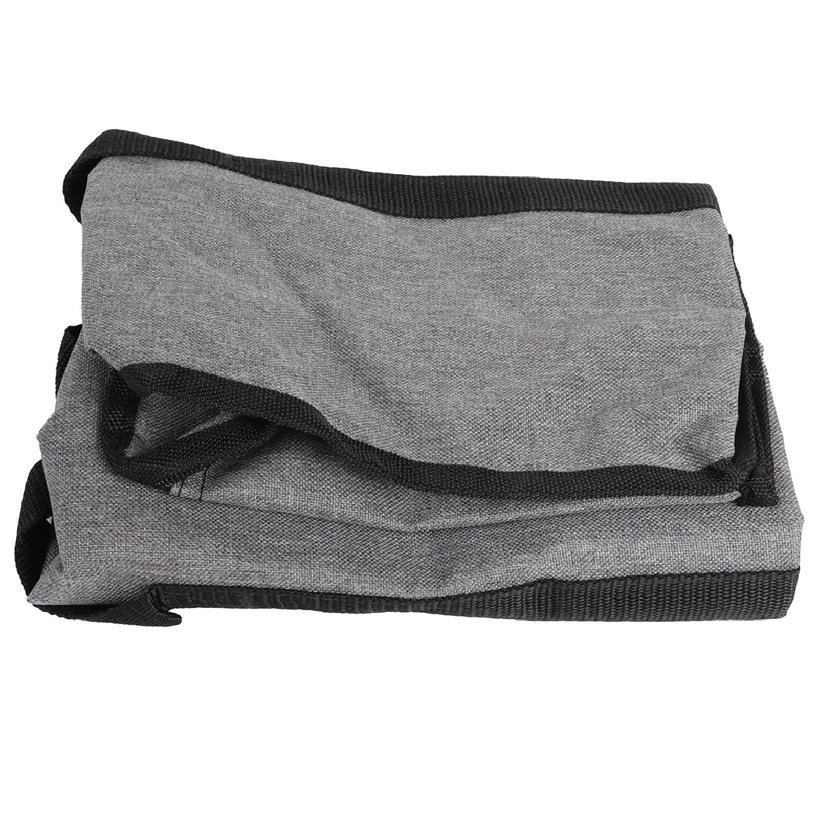PVC Storage Bag Organizer Dustproof Zippered Tote Bag with Handles Home Travel view 2