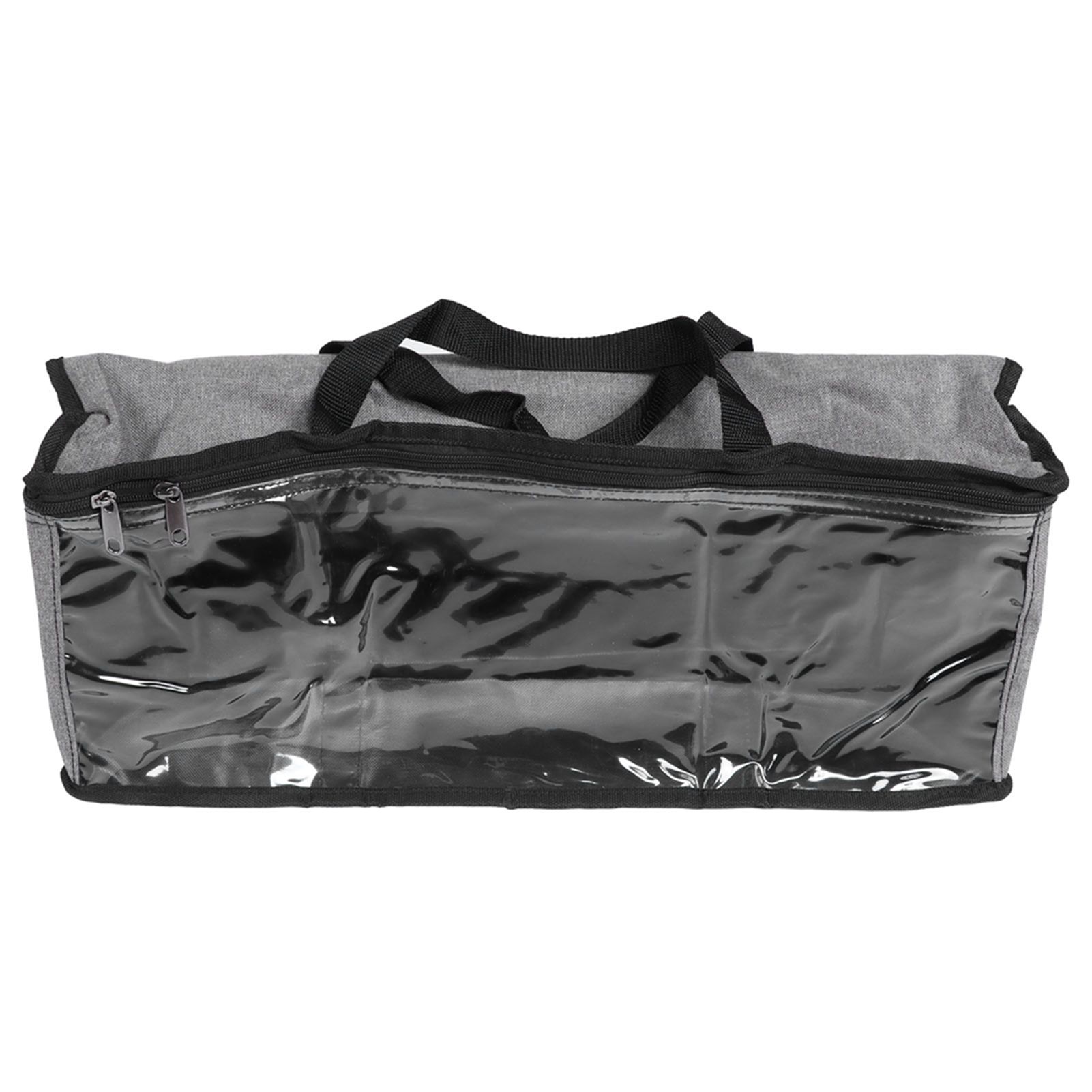 PVC Storage Bag Organizer Dustproof Zippered Tote Bag with Handles Home Travel view 4