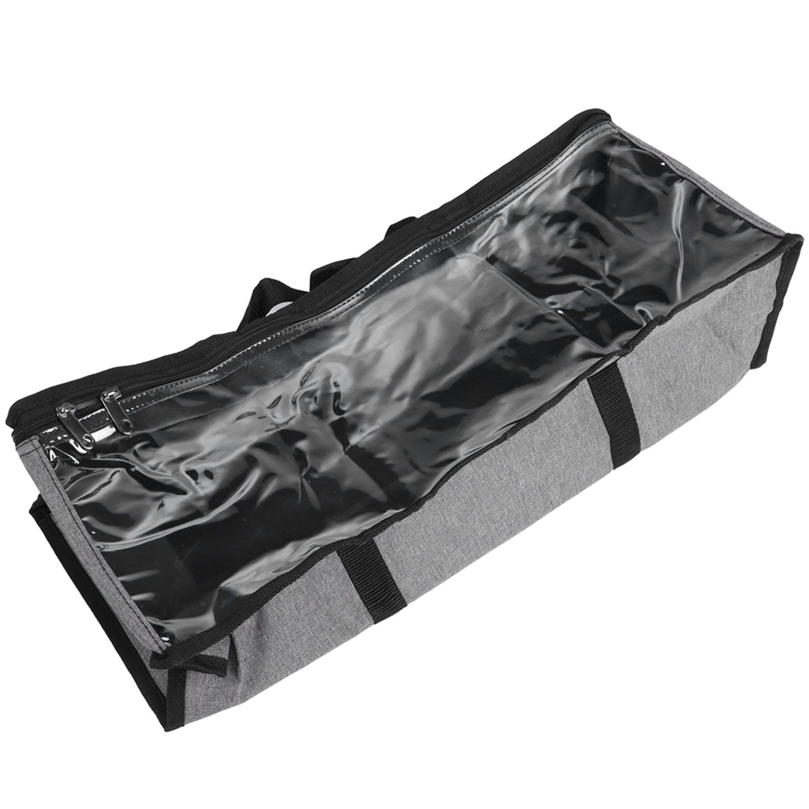 PVC Storage Bag Organizer Dustproof Zippered Tote Bag with Handles Home Travel view 9