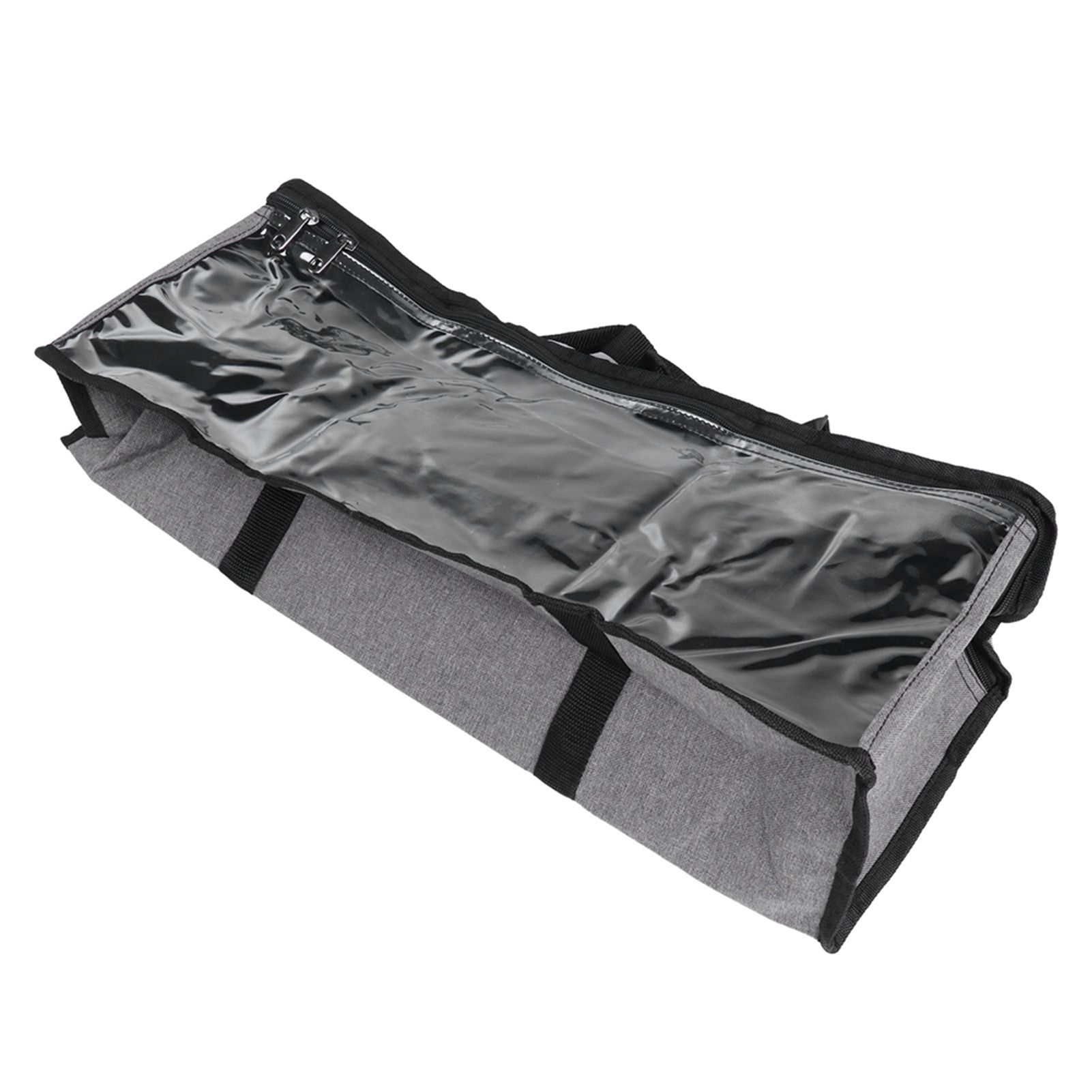 PVC Storage Bag Organizer Dustproof Zippered Tote Bag with Handles Home Travel view 10
