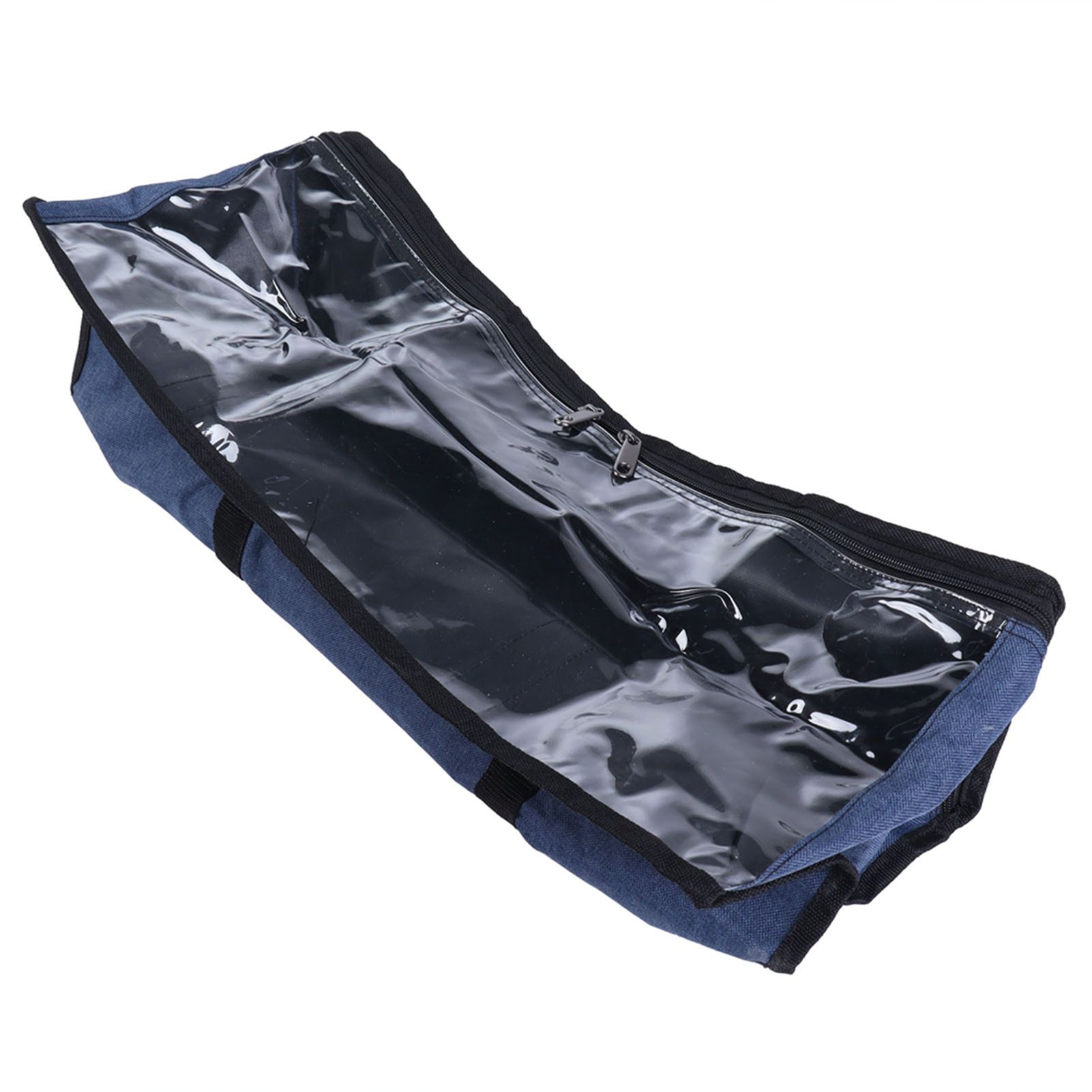 PVC Storage Bag Organizer Dustproof Zippered Tote Bag with Handles Home Travel view 10