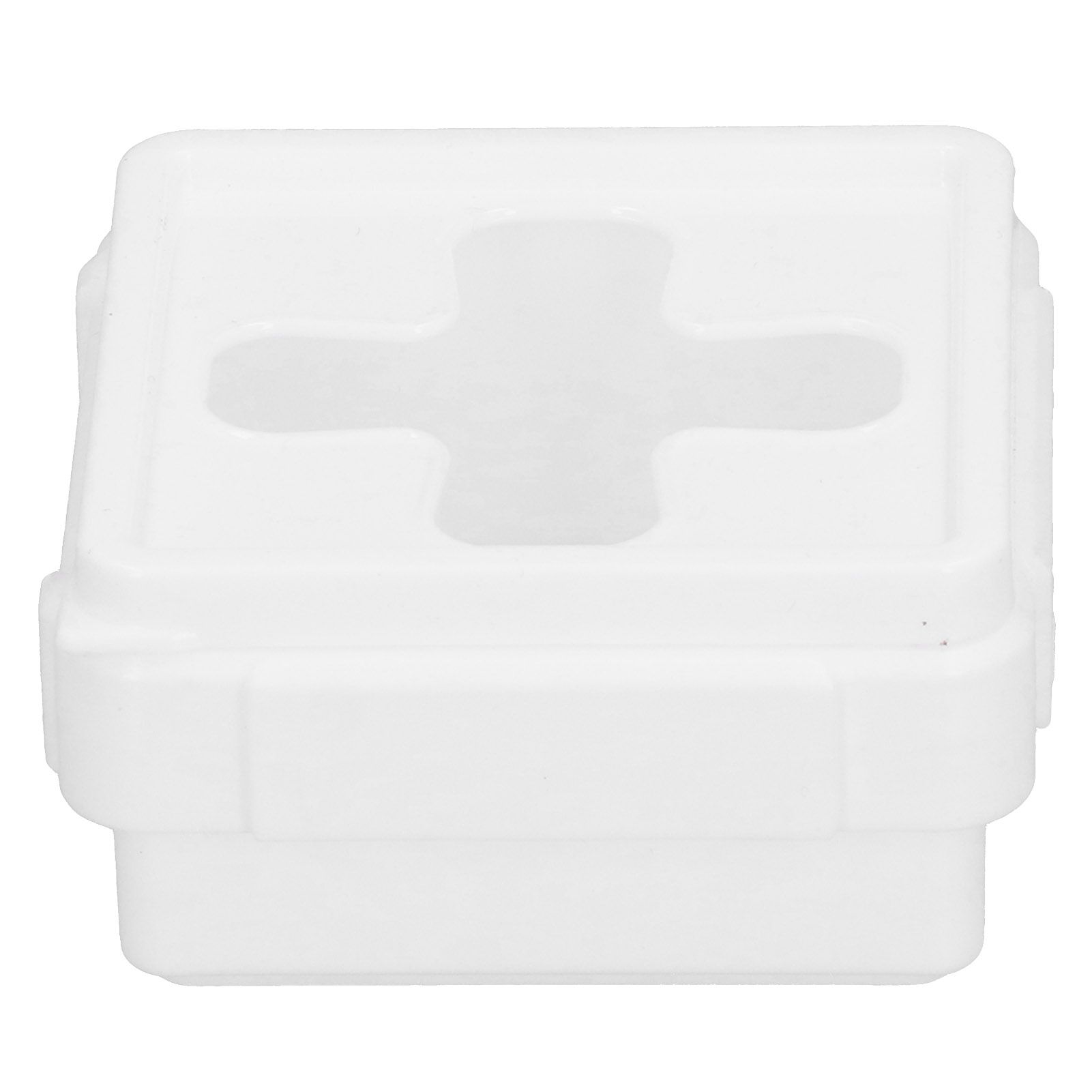 Small Square Storage Box Cross Mouth Desktop Organizer for Tissue Coin Small view 2