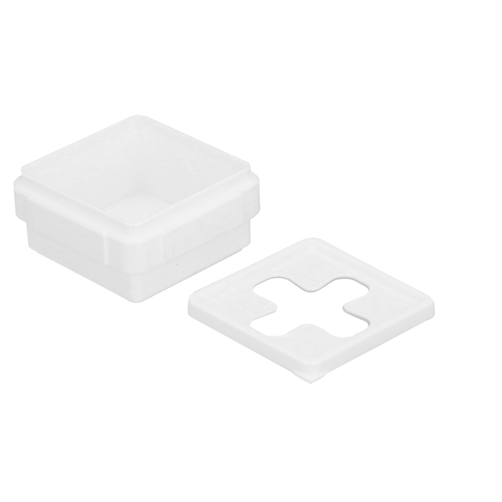 Small Square Storage Box Cross Mouth Desktop Organizer for Tissue Coin Small view 4