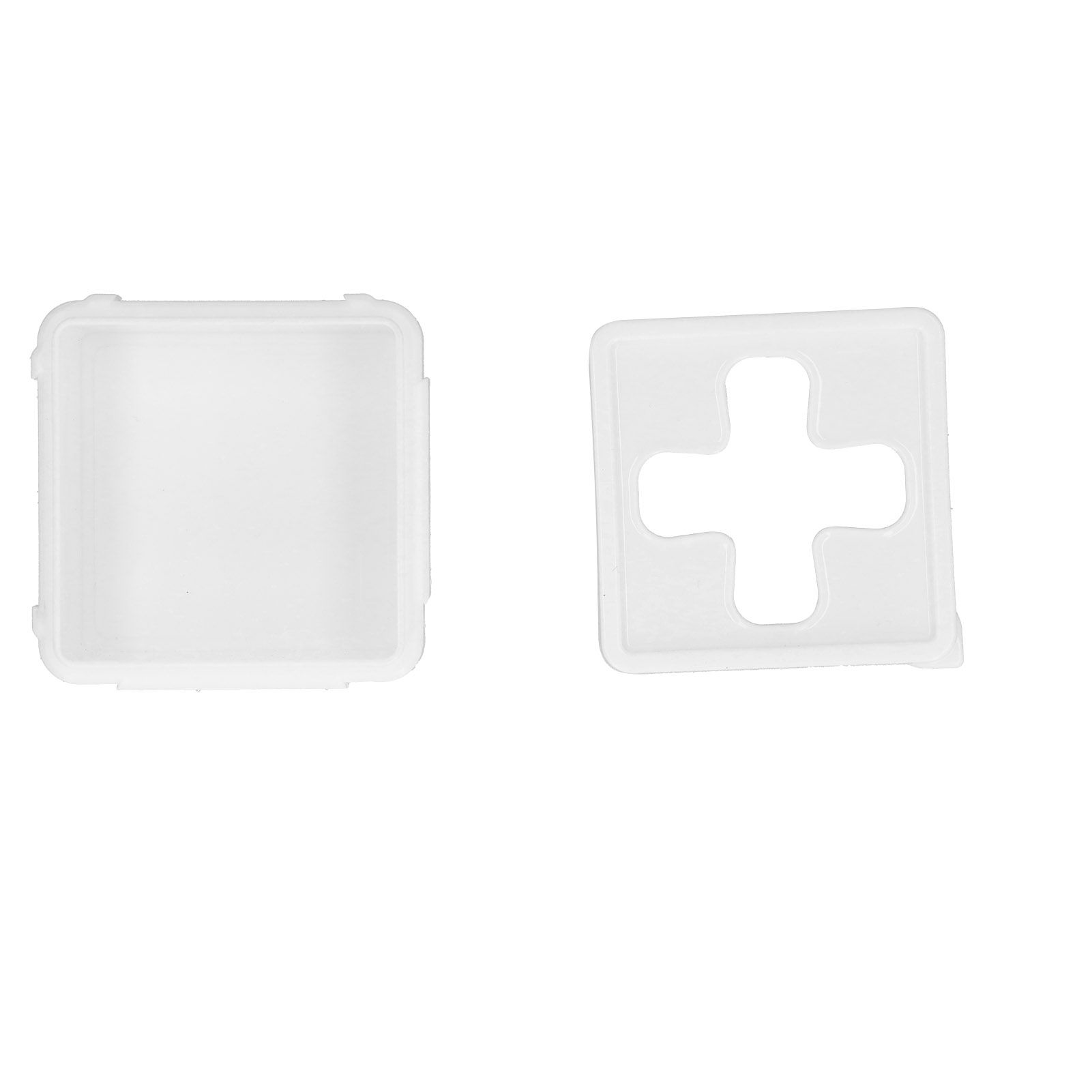 Small Square Storage Box Cross Mouth Desktop Organizer for Tissue Coin Small view 6