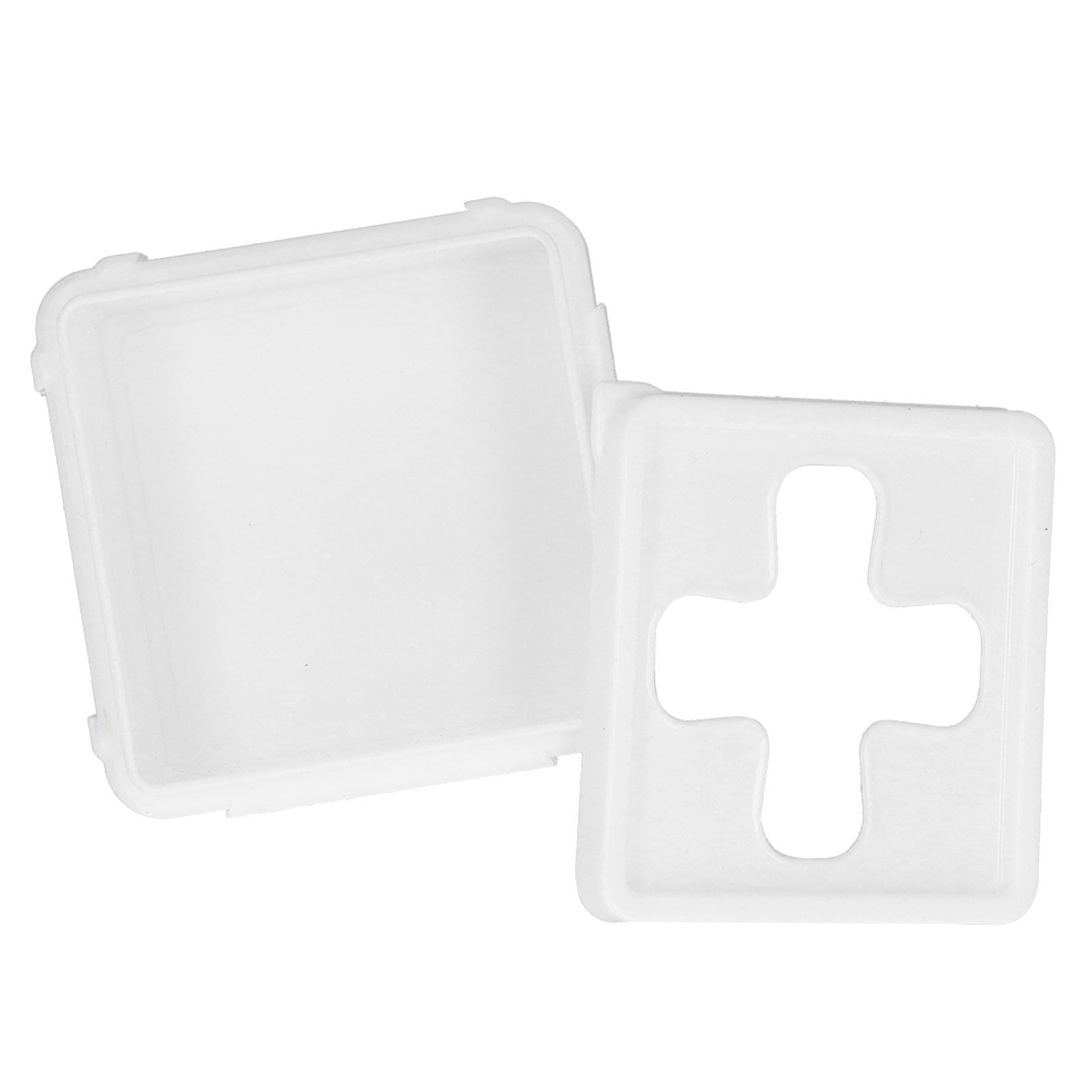 Small Square Storage Box Cross Mouth Desktop Organizer for Tissue Coin Small view 7