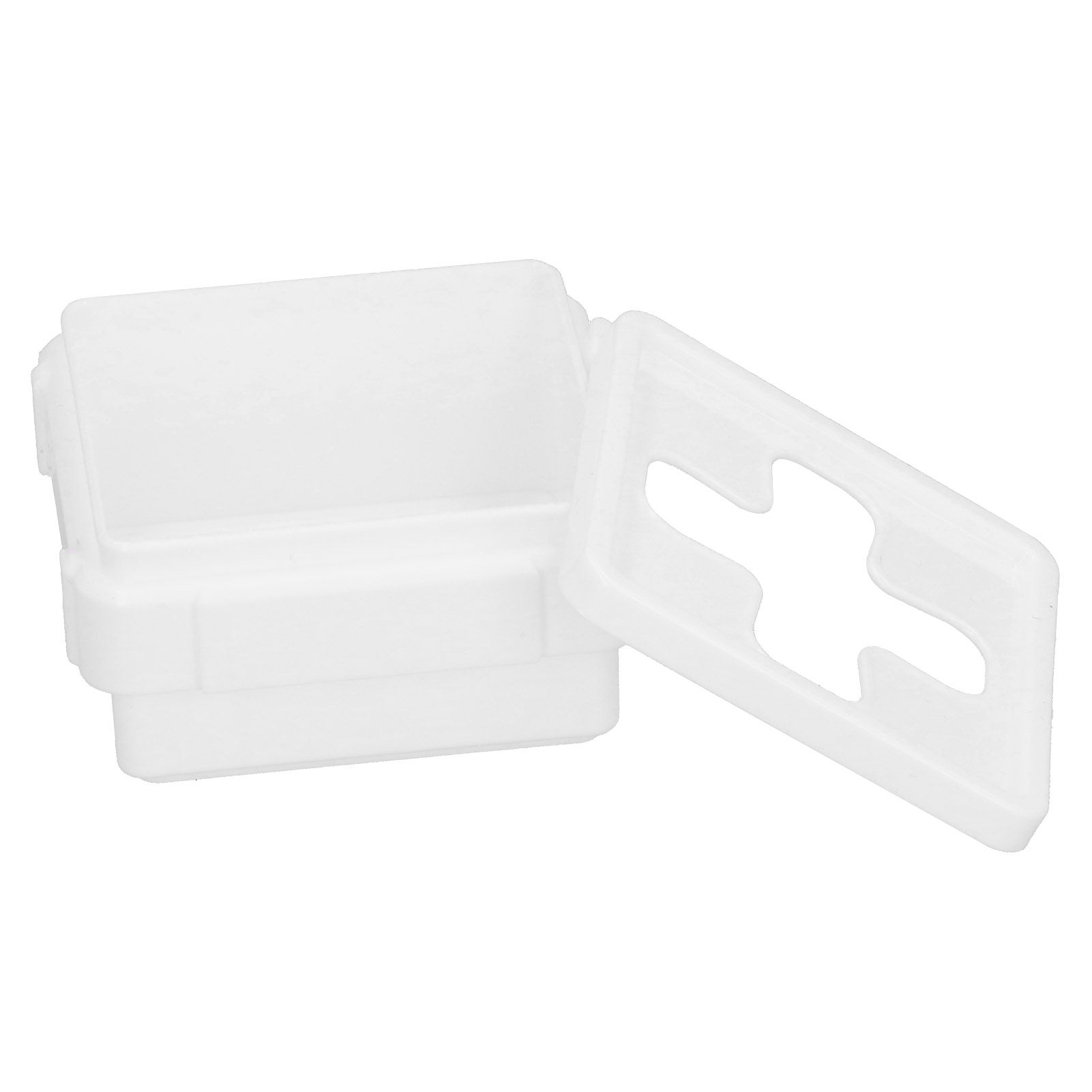 Small Square Storage Box Cross Mouth Desktop Organizer for Tissue Coin Small view 8